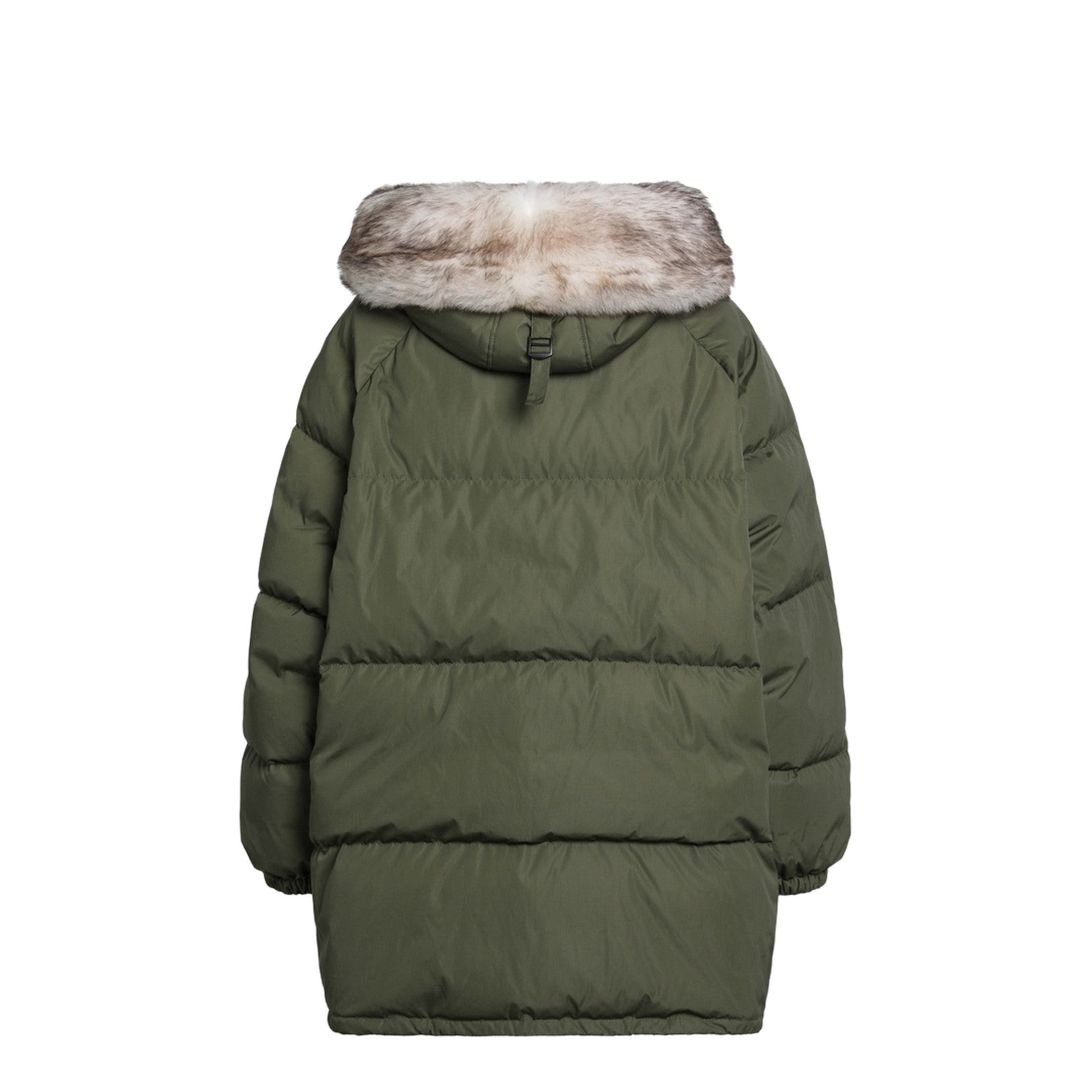 Military Green Re-Nylon Padded Jacket - Image 2