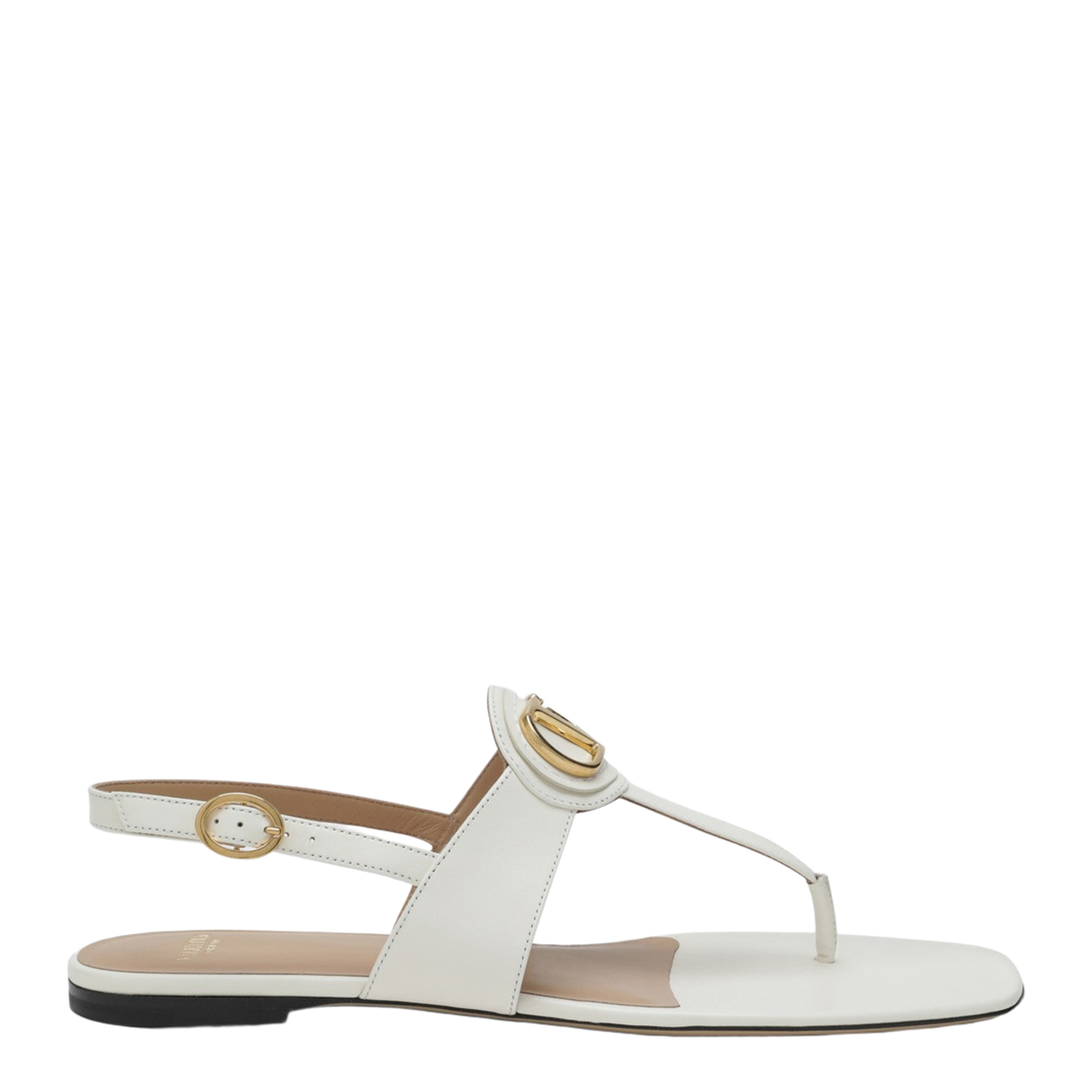 Leather Thong Sandals - Image 1