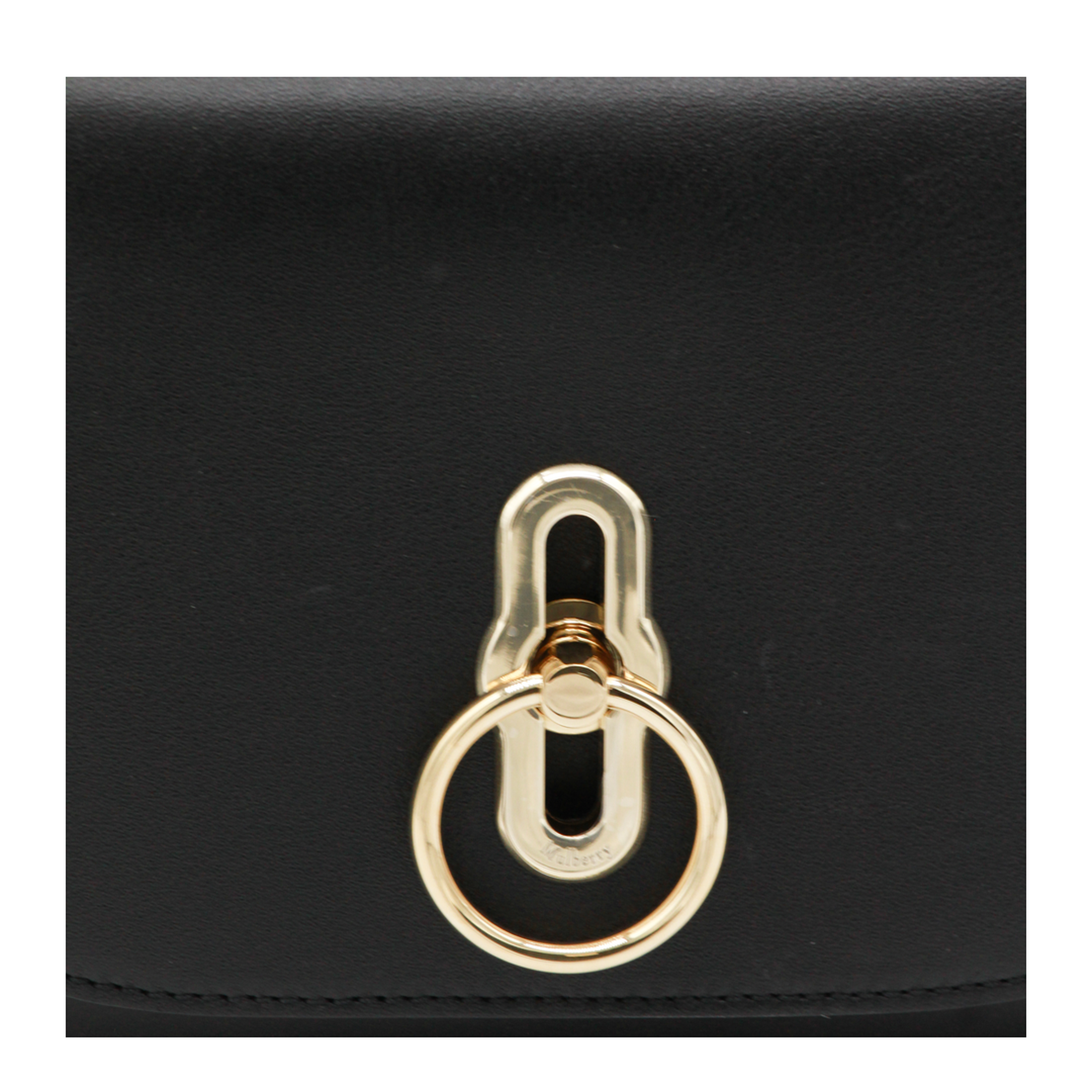 Amberley Small Supple Smooth Leather Top Handle Bag - Black - Image 8