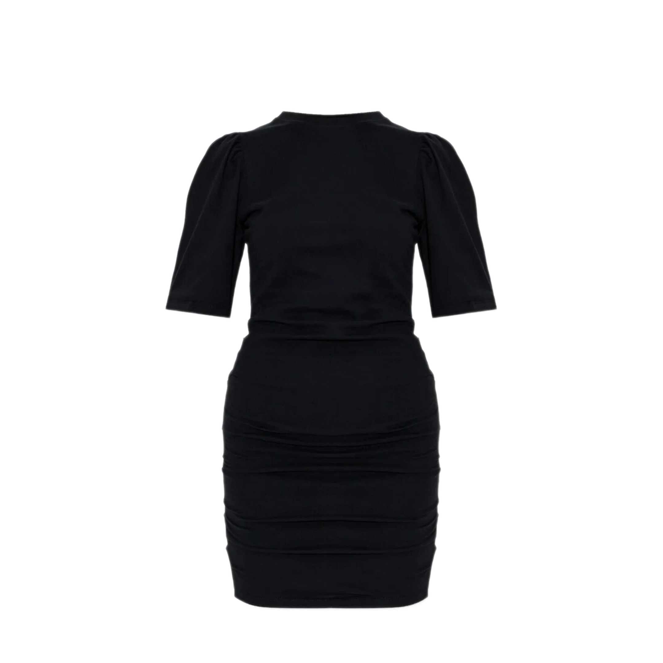 MylDA Cotton Dress with Gathered Details - Image 1