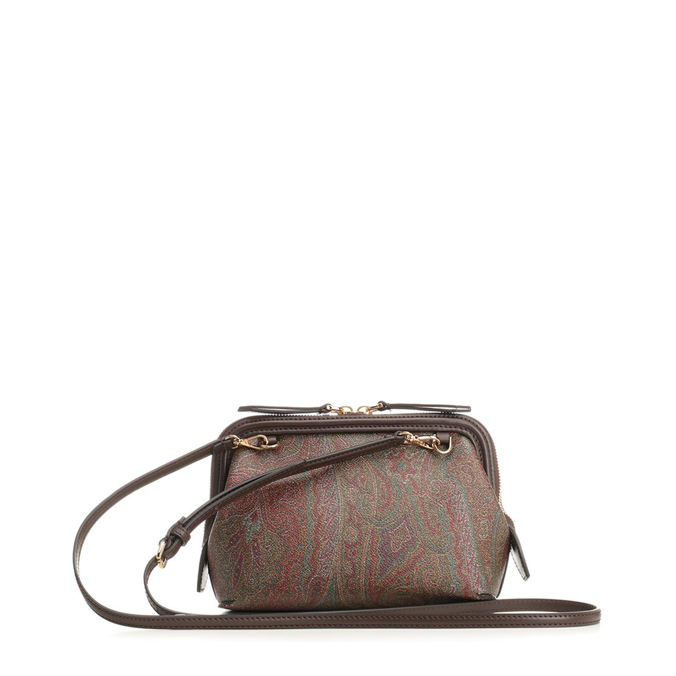 Arnica Cotton Jacquard Clutch - Brown - Image 3