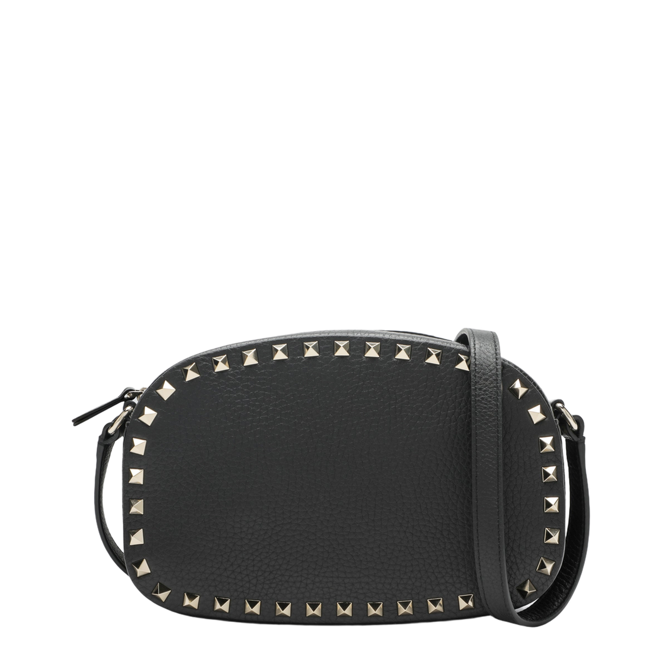 Rockstud Camera Case Crossbody Bag - Black - Image 1