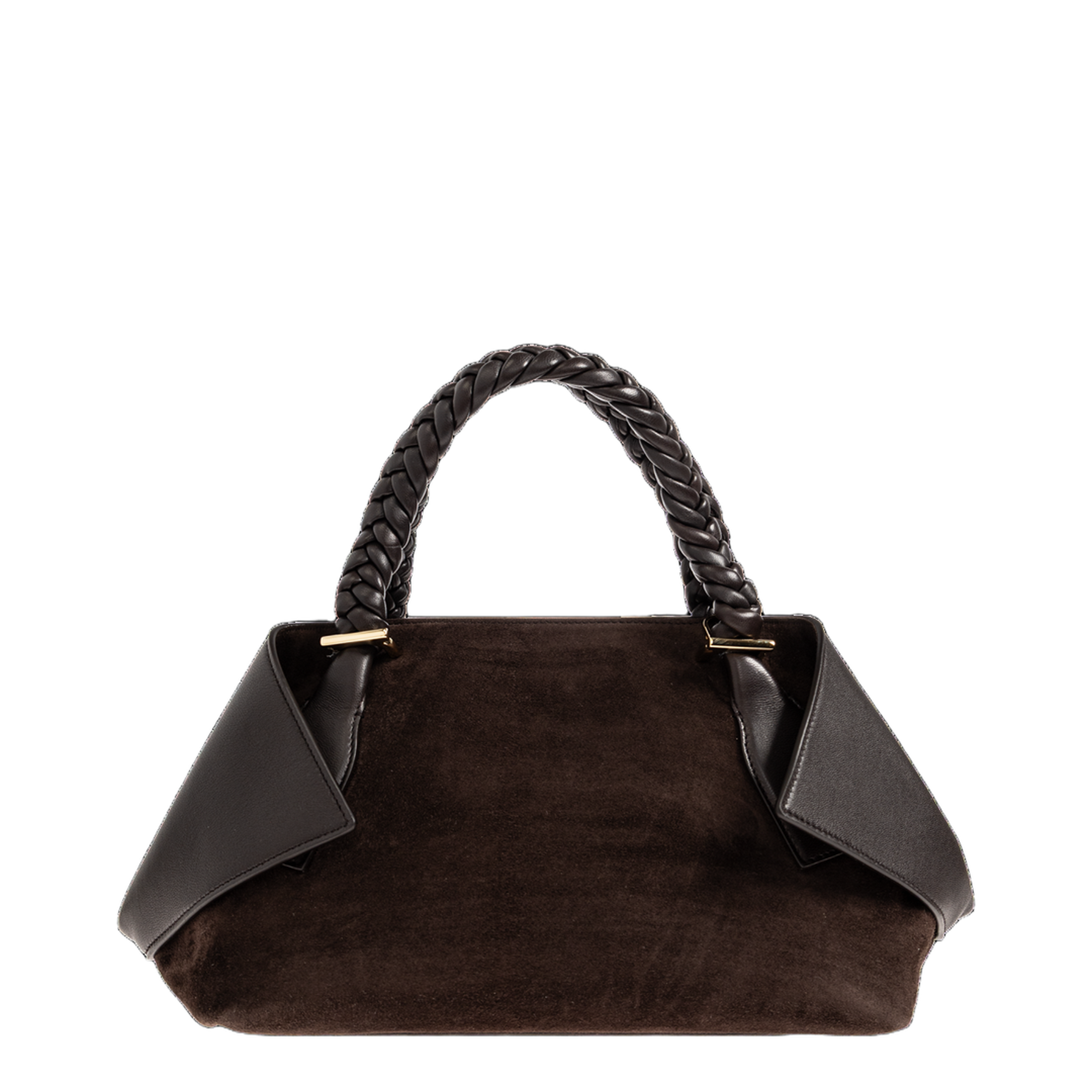 Scarf Medium Suede Tote Bag - Testa di Moro - Image 3