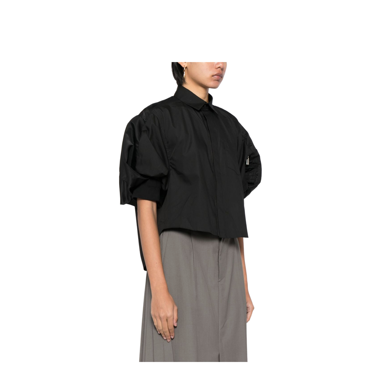 Cotton Poplin x Nylon Twill Shirt - Image 4