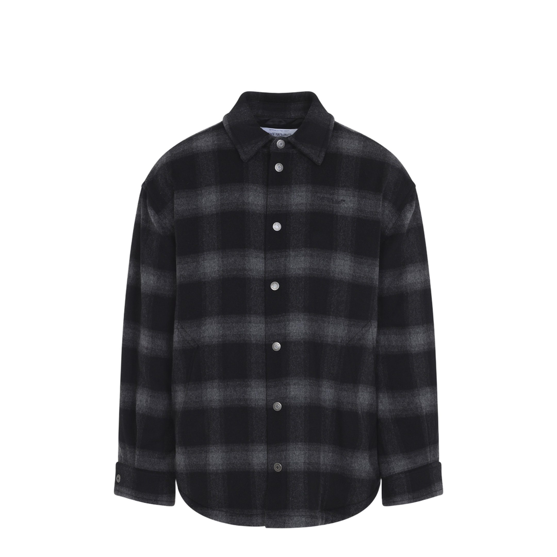 Flannel Wool Overshirt Padded Coat - Image 2