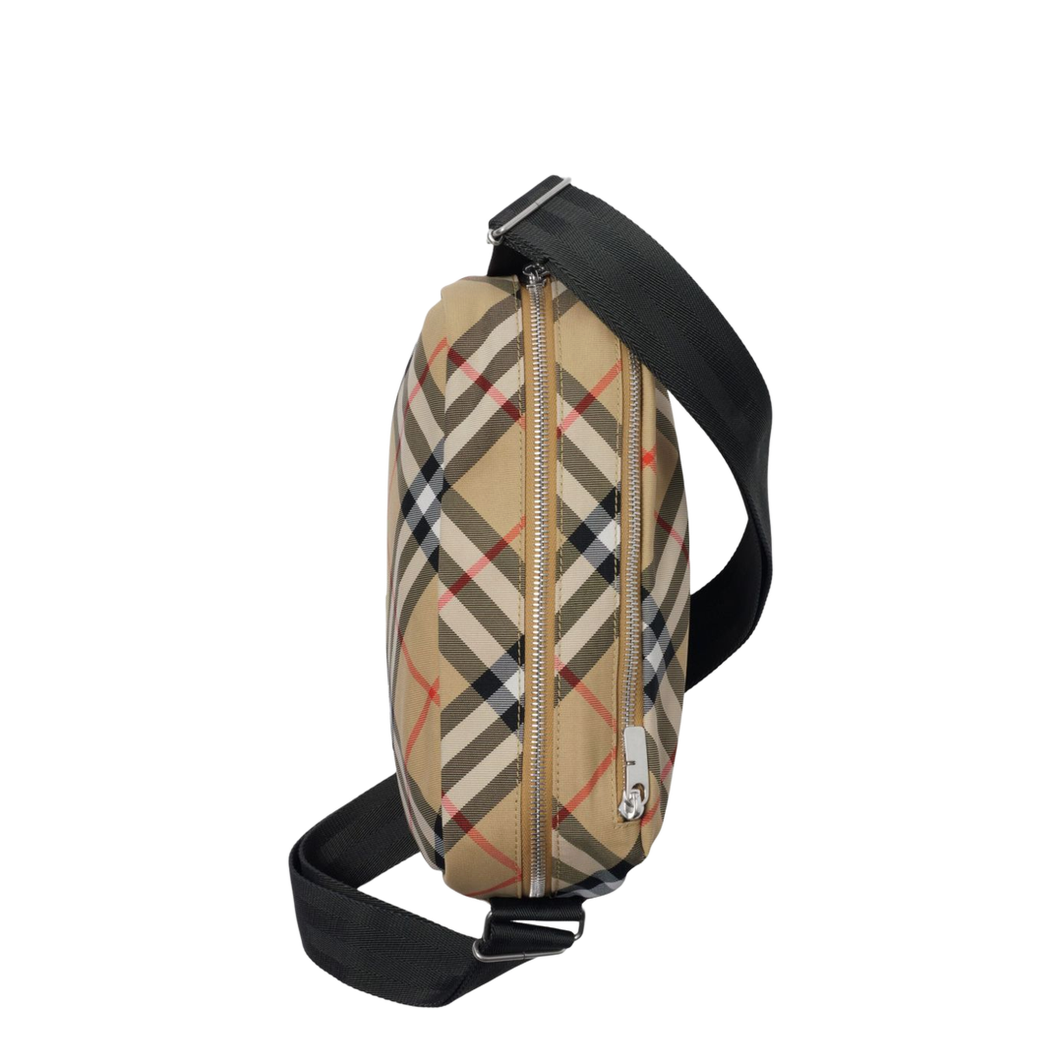 Polyester-Polyurethane Crossbody - Sand Beige - Image 2