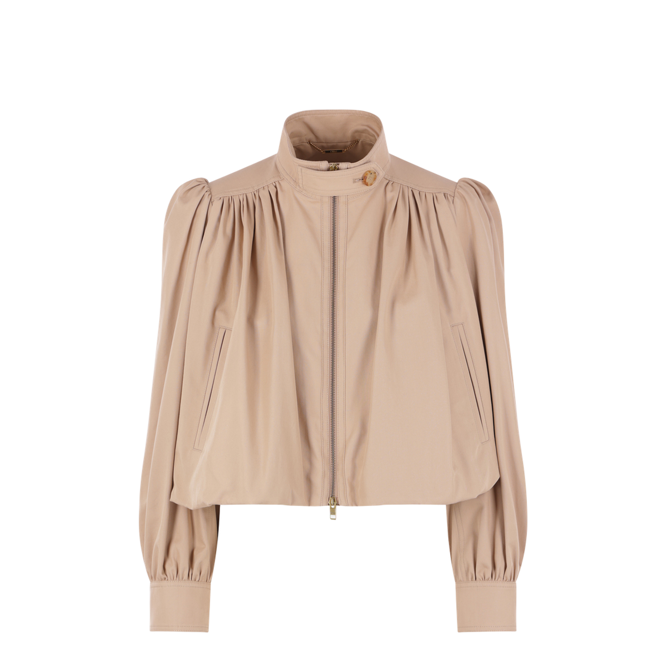 Curled Boule Cotton Jacket - Image 1