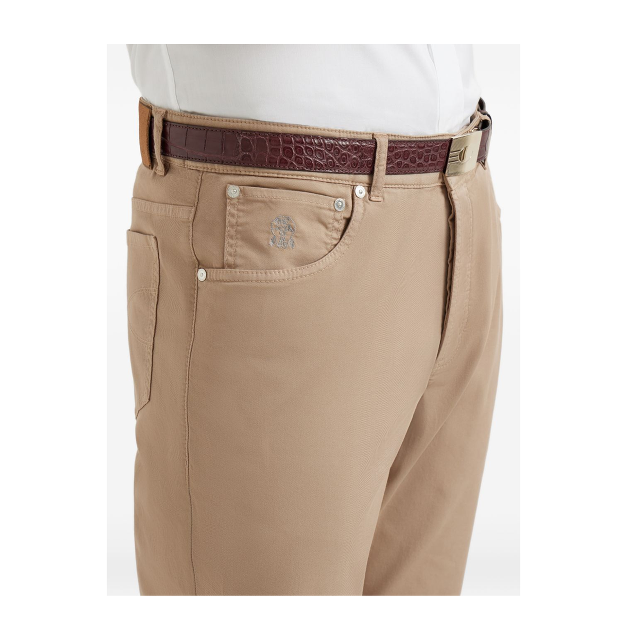 Stretch Cotton Trousers - Image 2