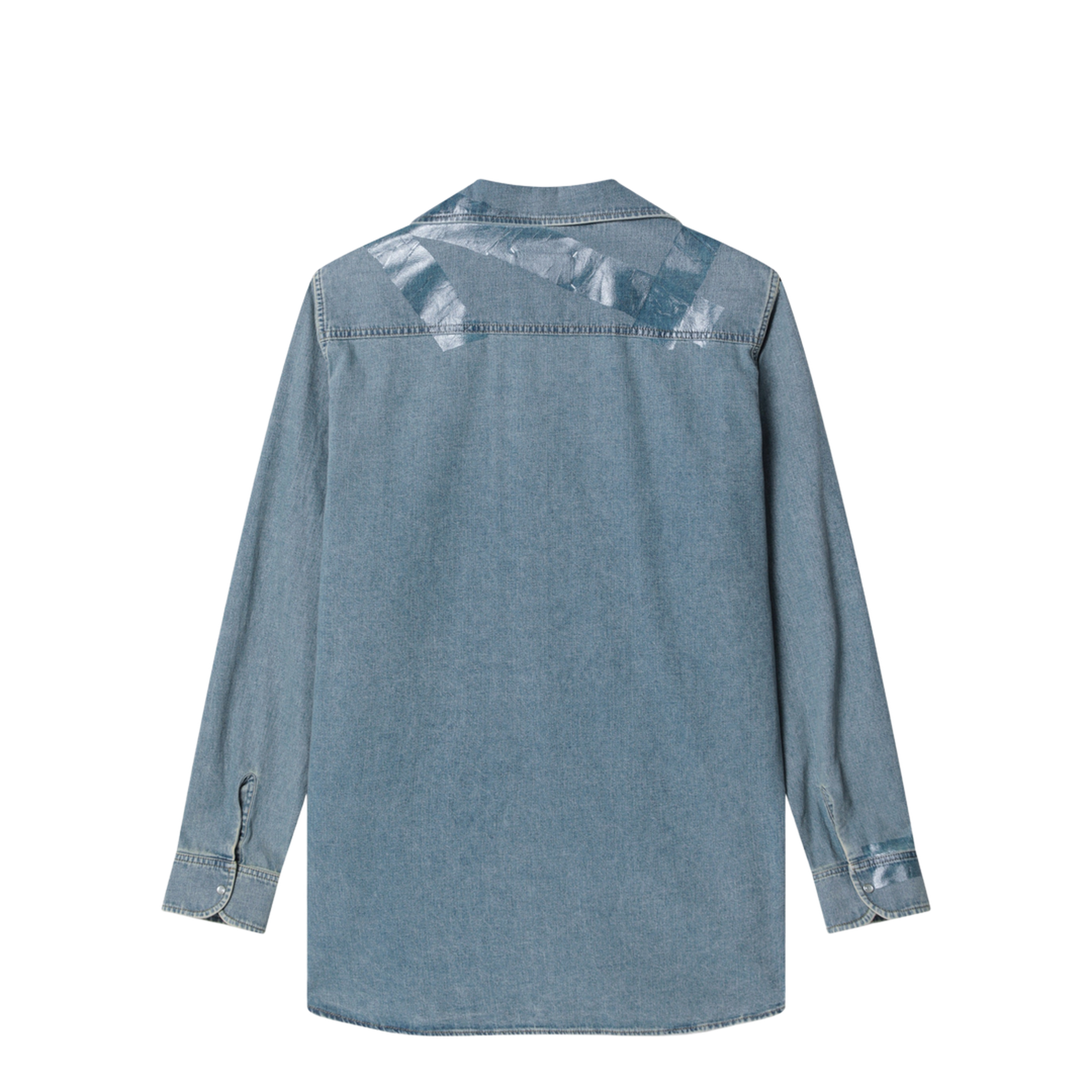Ice Blue Denim Shirt - Image 2