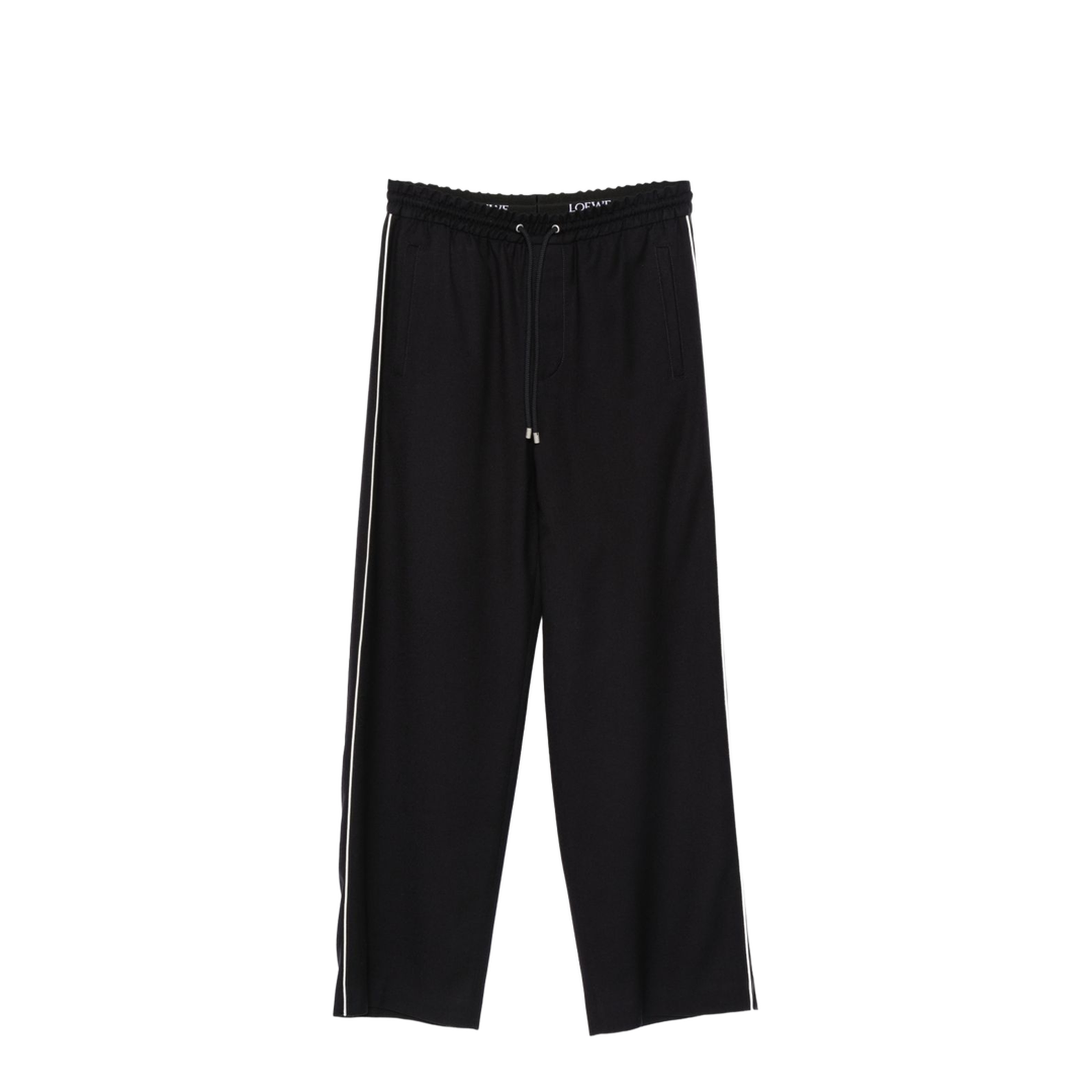 Wool Drawstring Trousers - Image 1
