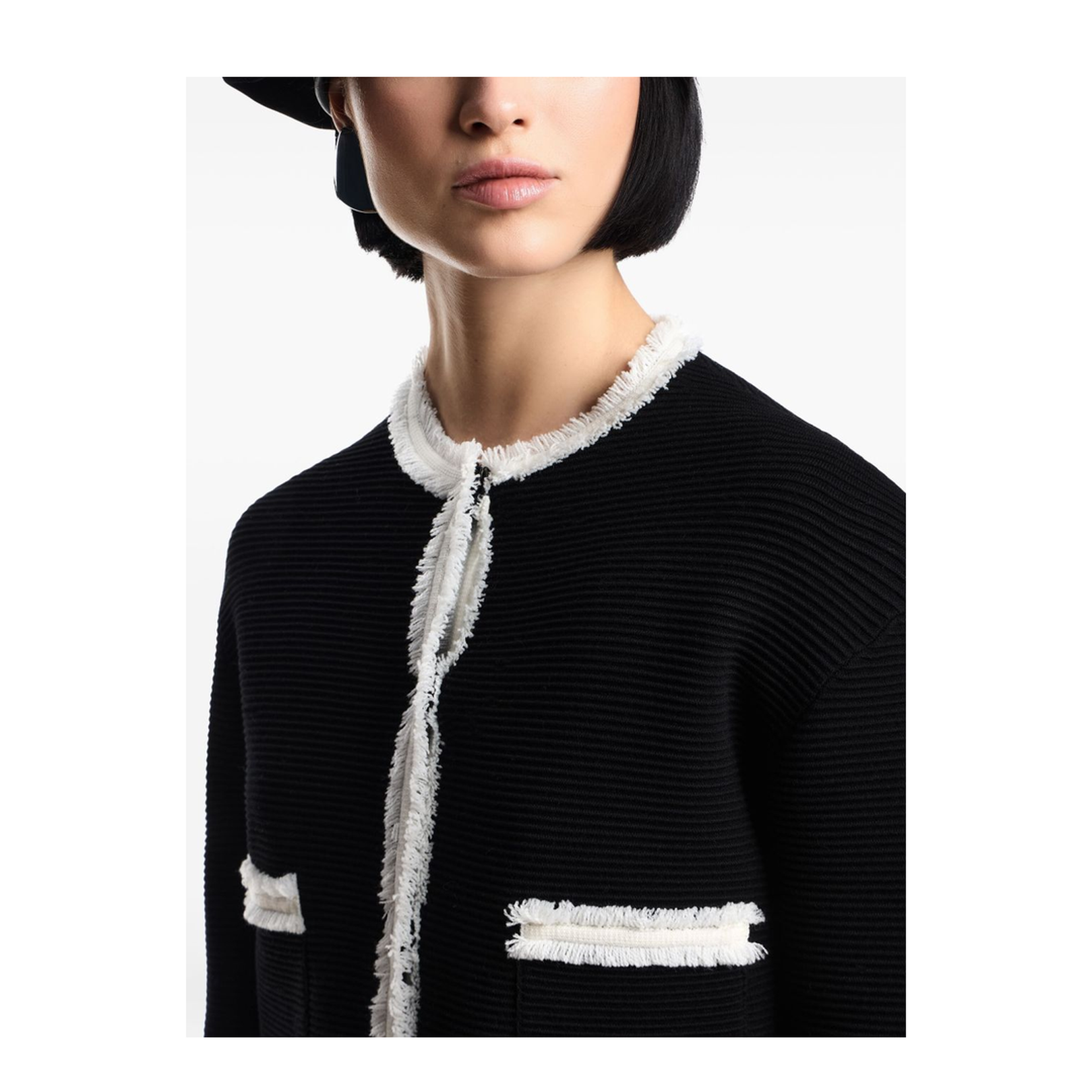 Crewneck Blazer Jacket - Image 4