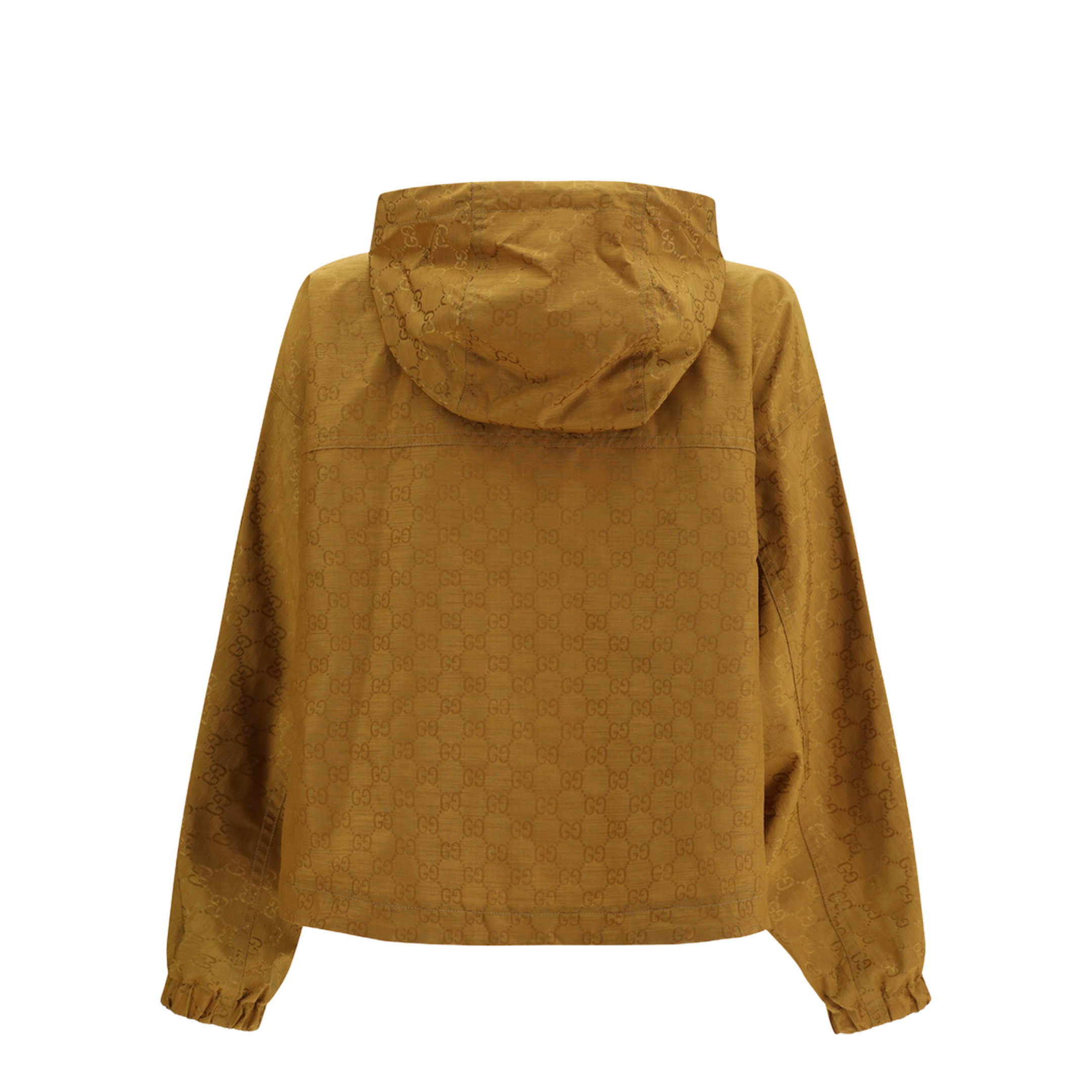 Short Technical Jacquard Jacket with All-Over Motif - Image 2