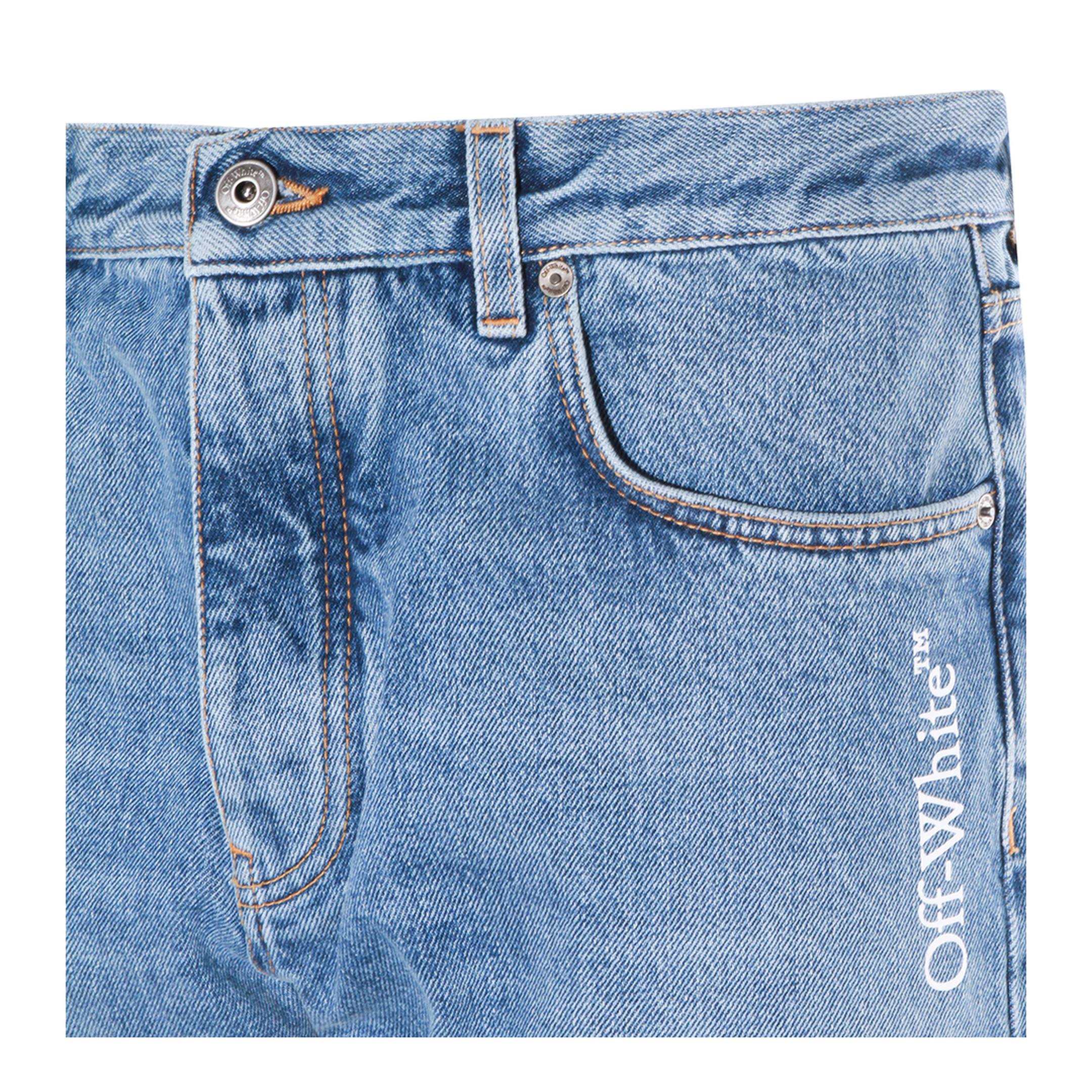 Half Arrow Slim Relax Jeans - Image 5