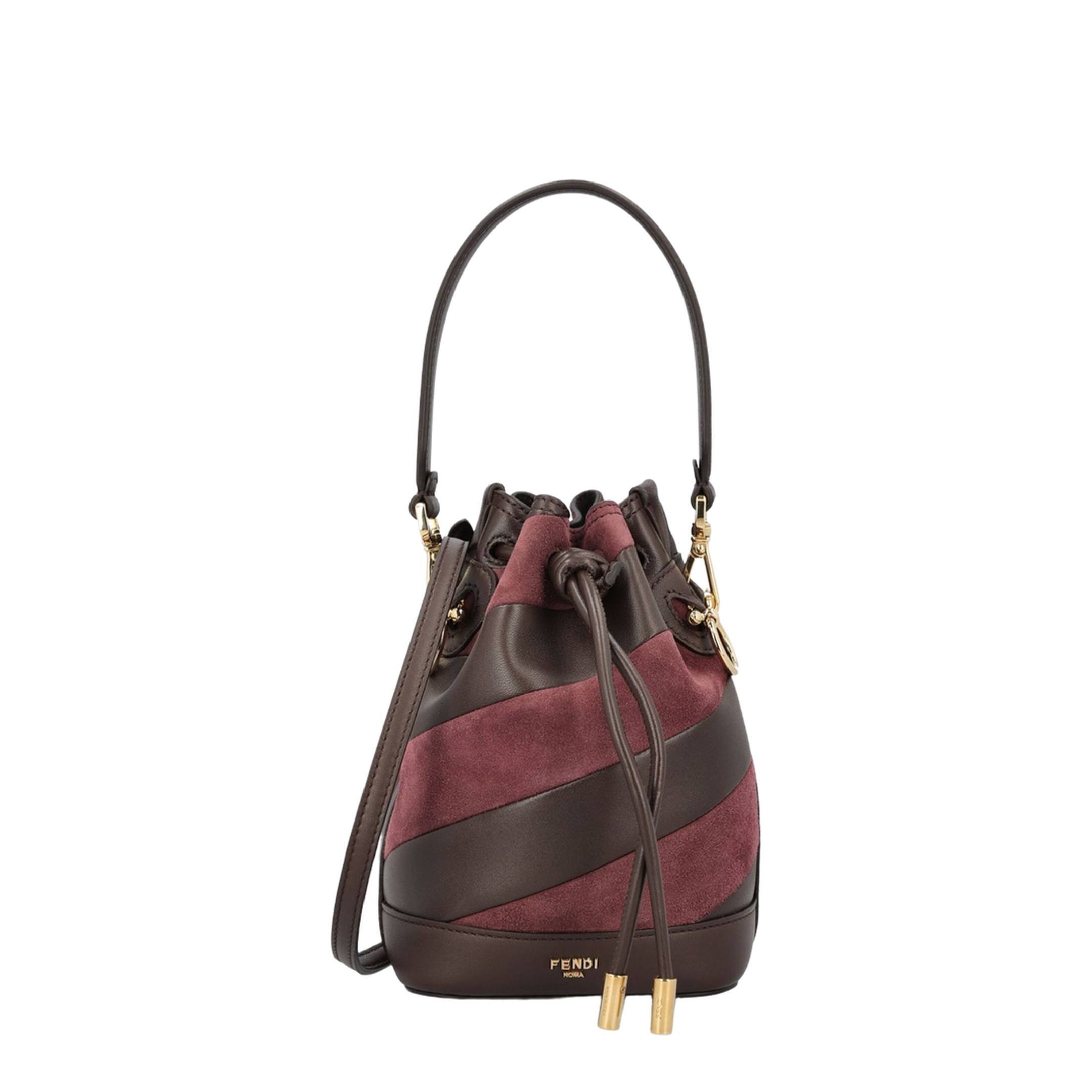Mini Mon Tresor Chevron Bucket Bag Leather - Image 1
