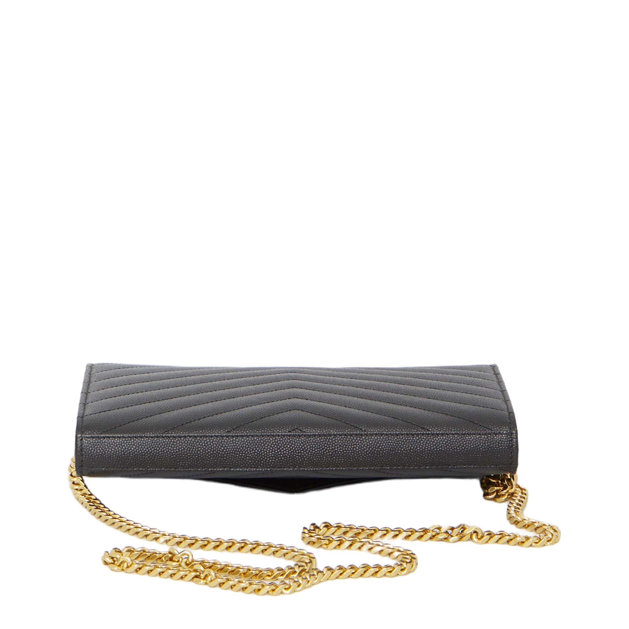 Classic Cassandre Chain Wallet In Grain De Poudre Leather - Image 3