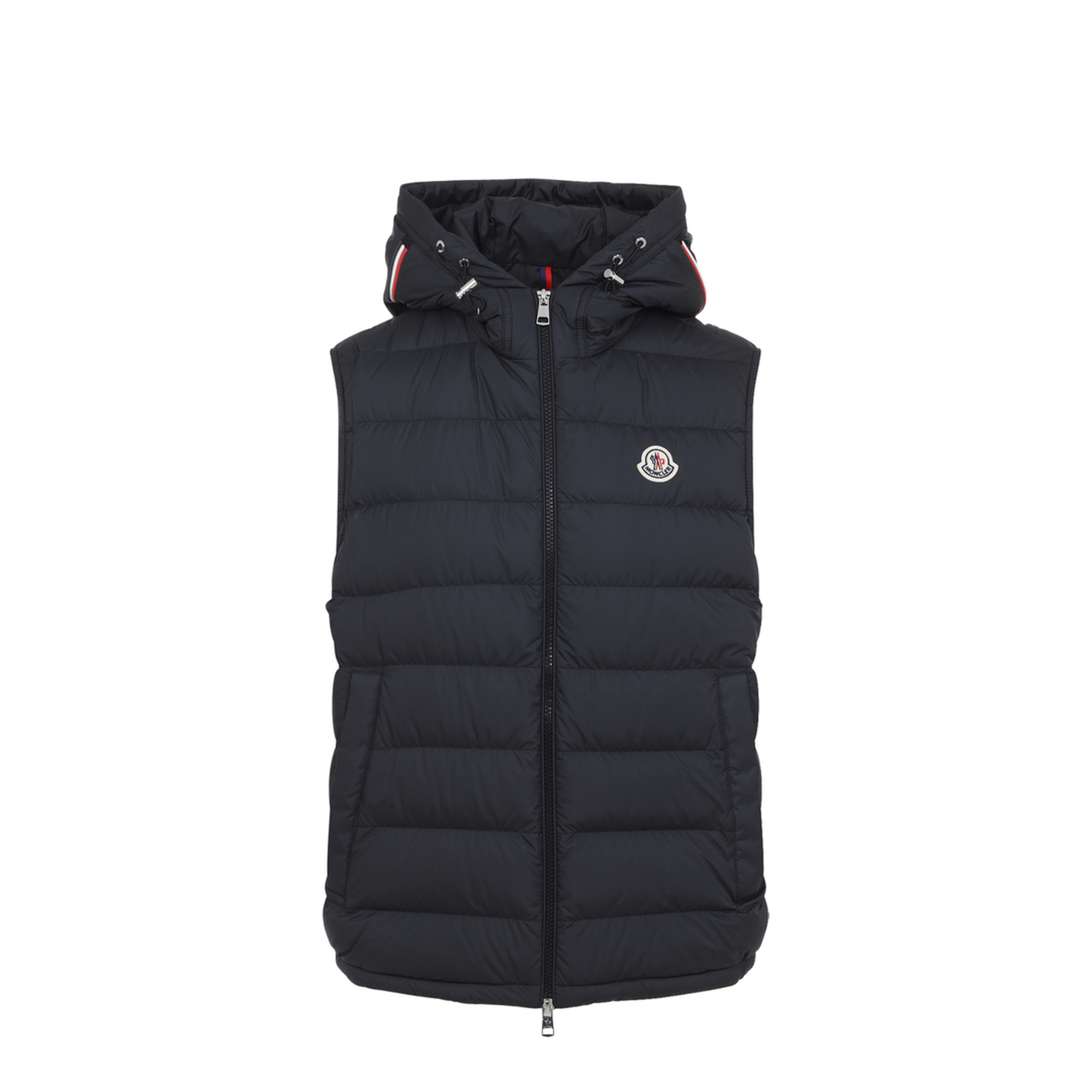 Black Marseillan Hooded Down Gilet - Image 5