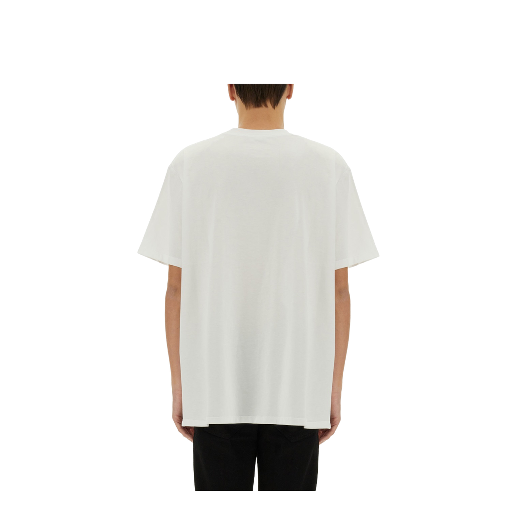 Cotton Printed T-Shirt White - Image 3