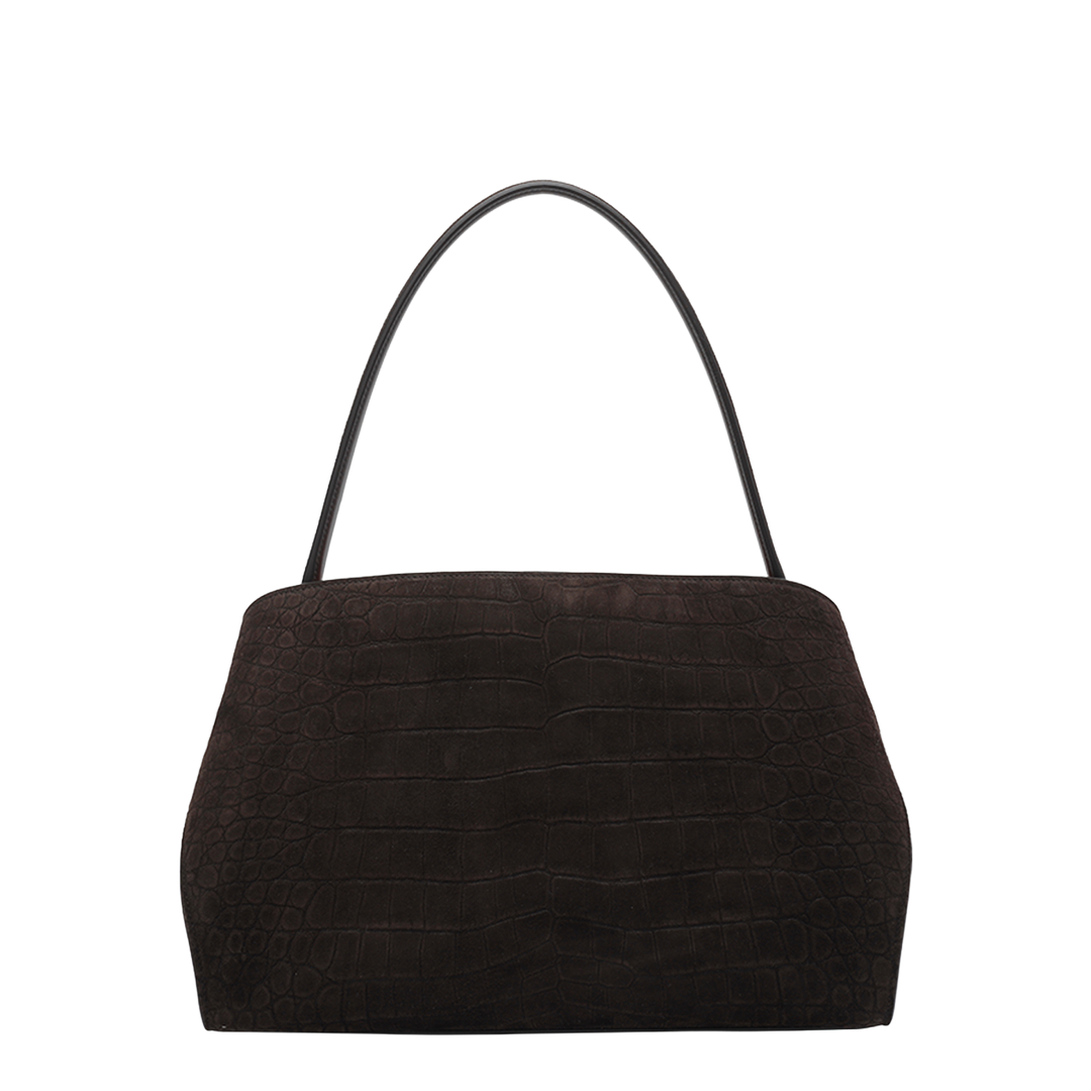 Hug S Calfskin Shoulder Bag - Testa di Moro - Image 3
