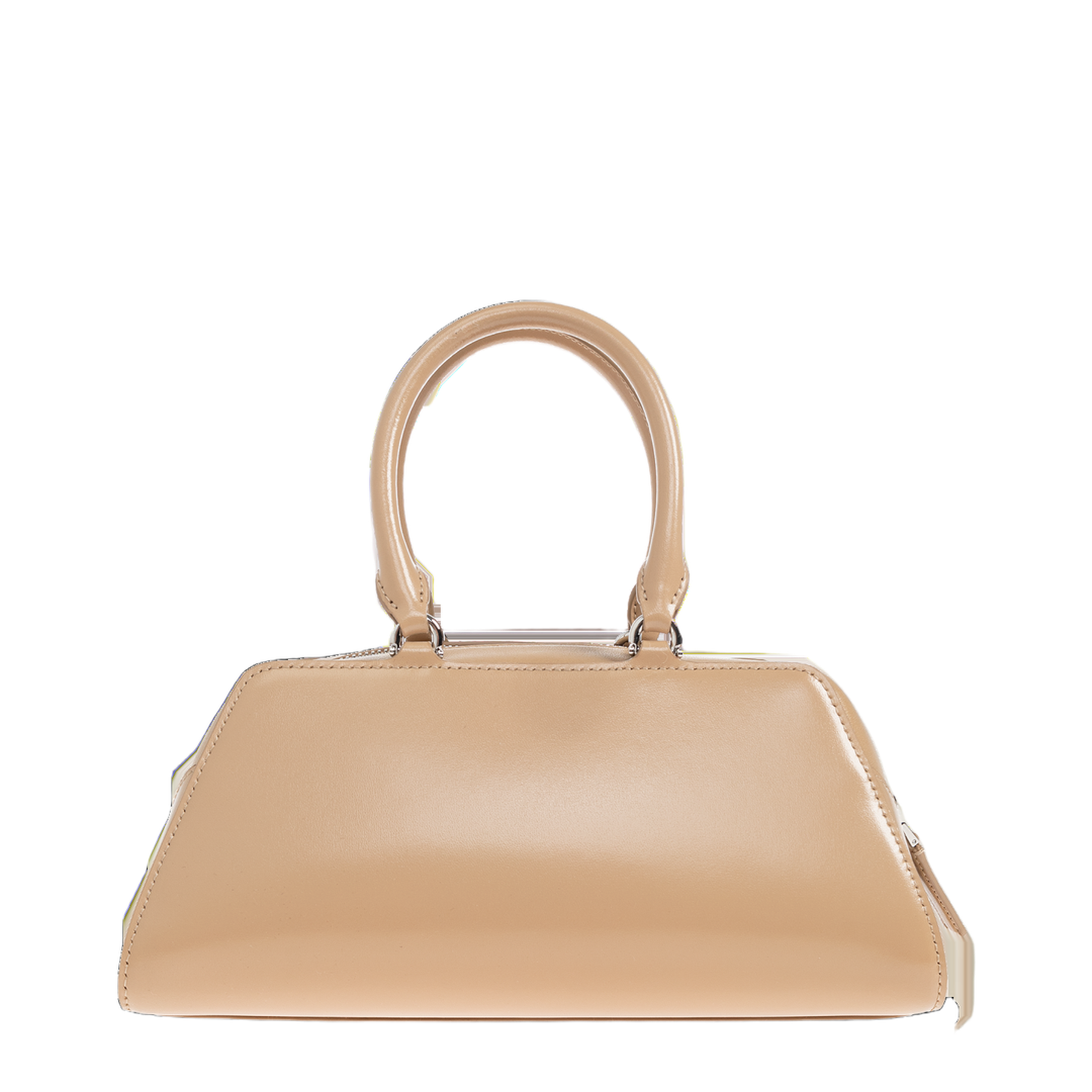 Antigona East-West Small Box Calfskin Handbag - Sand - Image 3