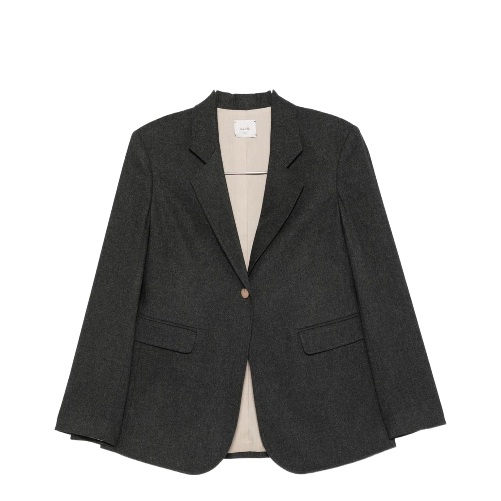 Flannel Single-Breasted Jacket - Image 1