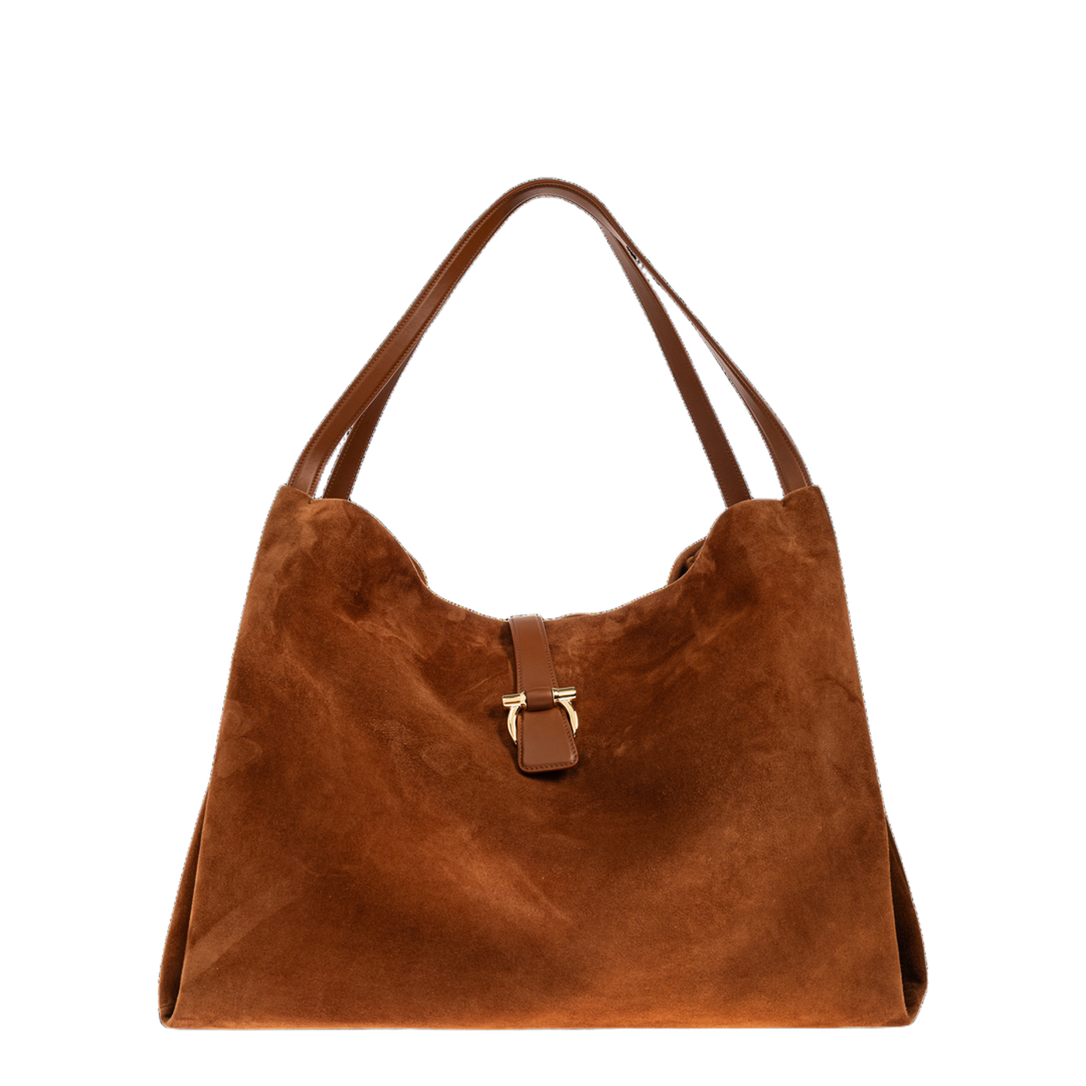 Suede Shopper Bag - Natural Erst - Image 1