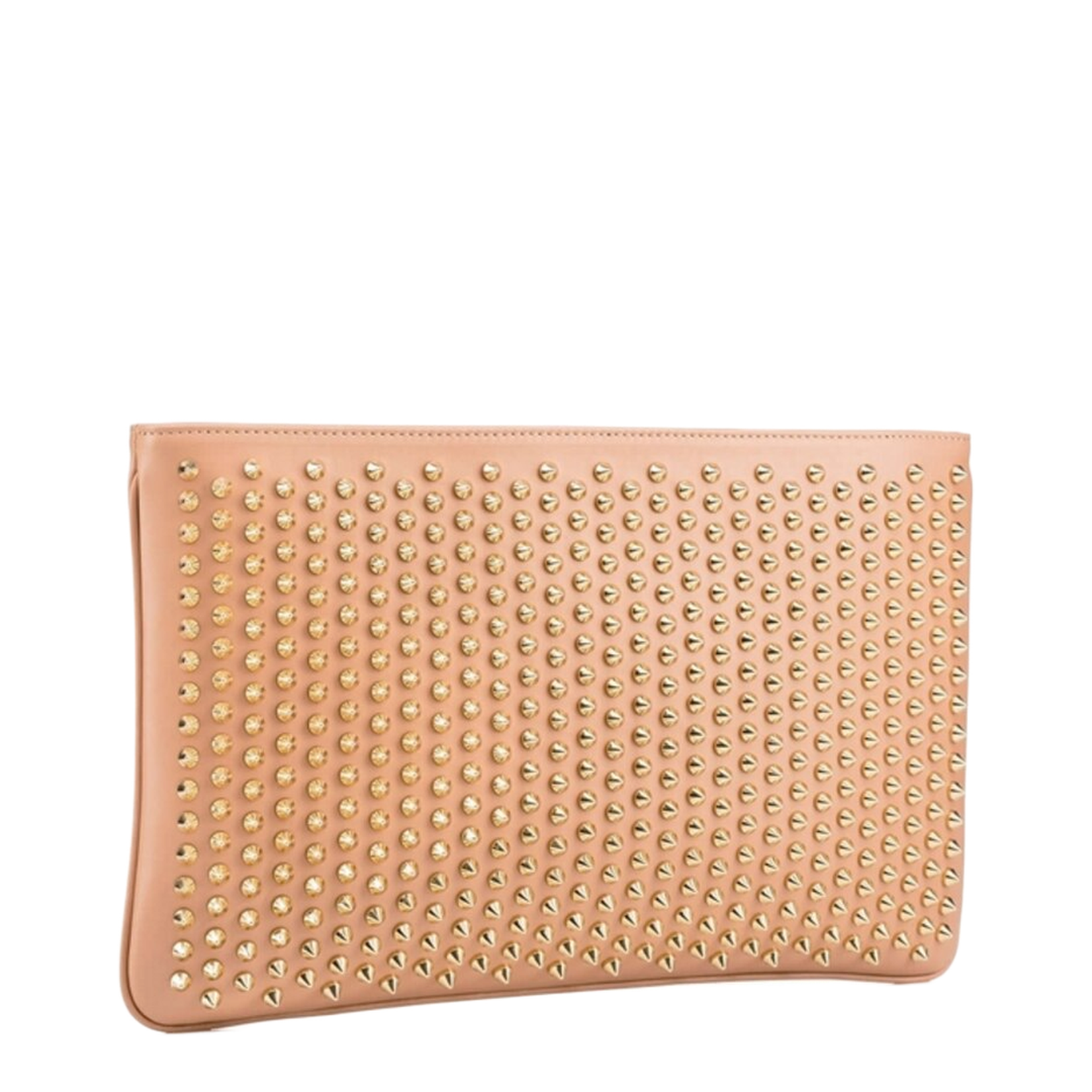 Nude Studded Shoulder Bag - Image 3