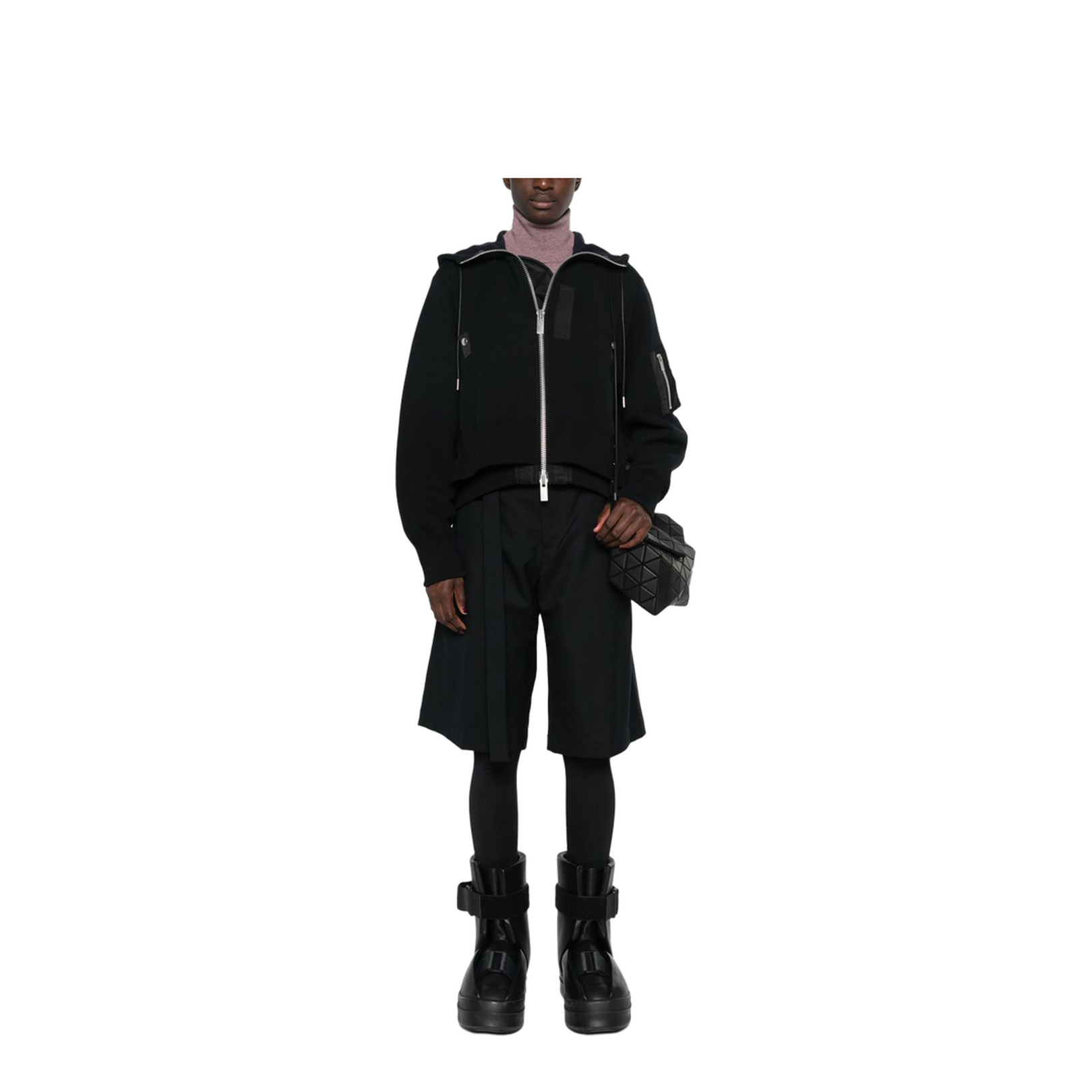 Sponge Sweat x Nylon Twill Hoodie - Image 3