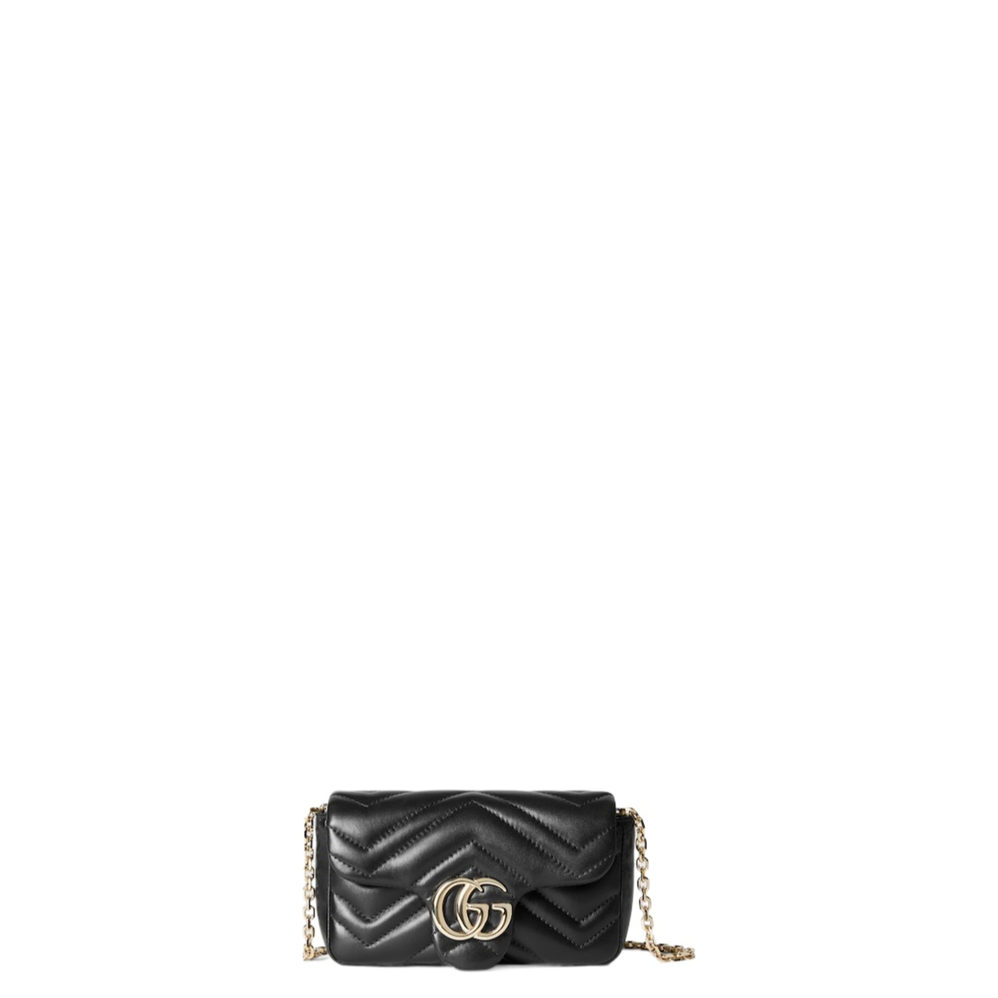 Marmont Mini Shoulder Bag in Black Leather - Image 1