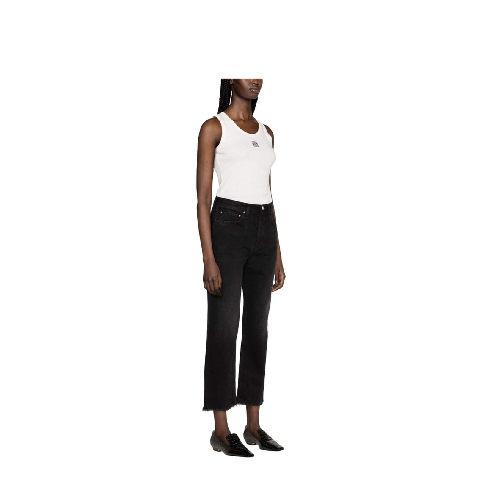 Denim Cropped Jeans - Image 2