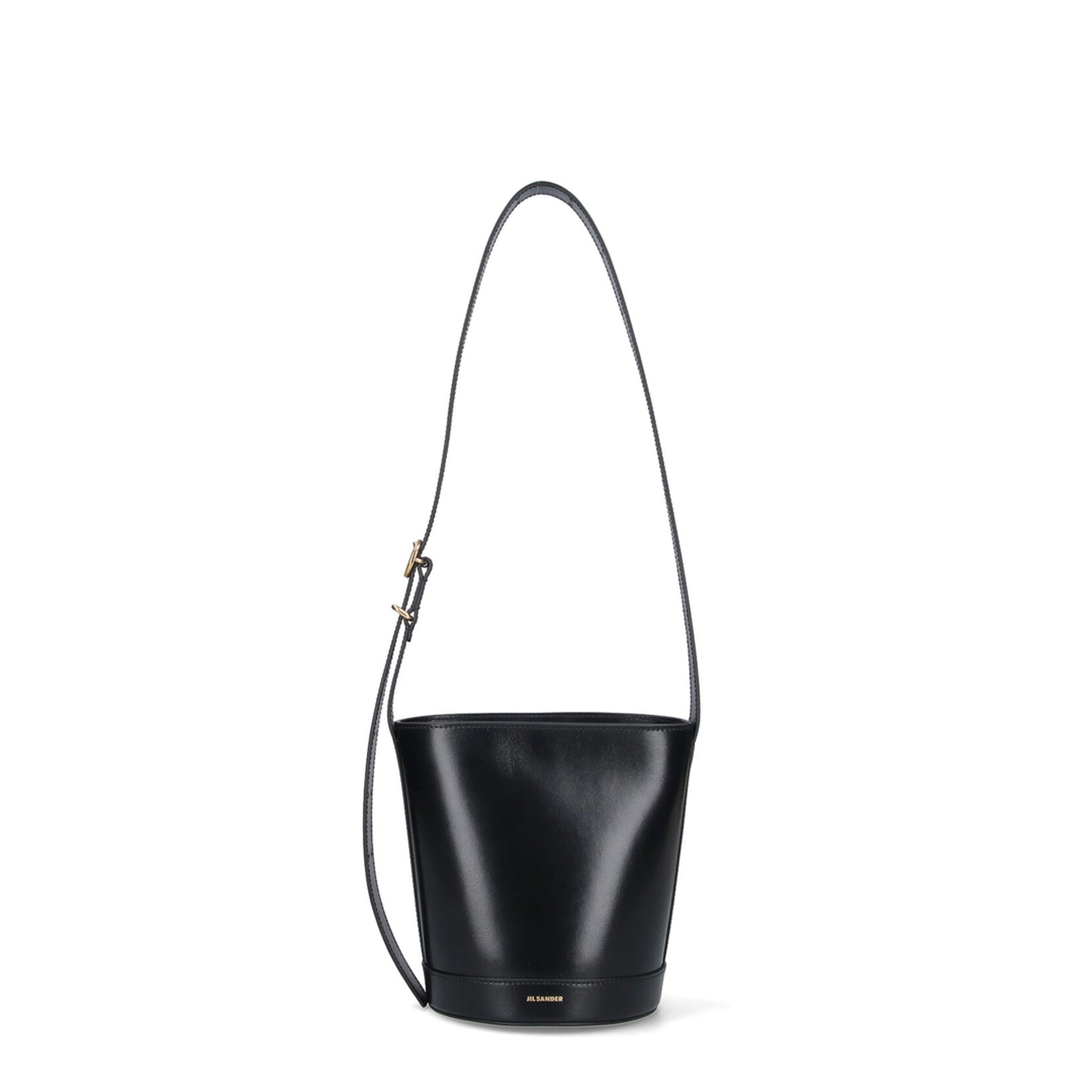 Cannolo Calfskin Bucket Bag - Black - Image 1