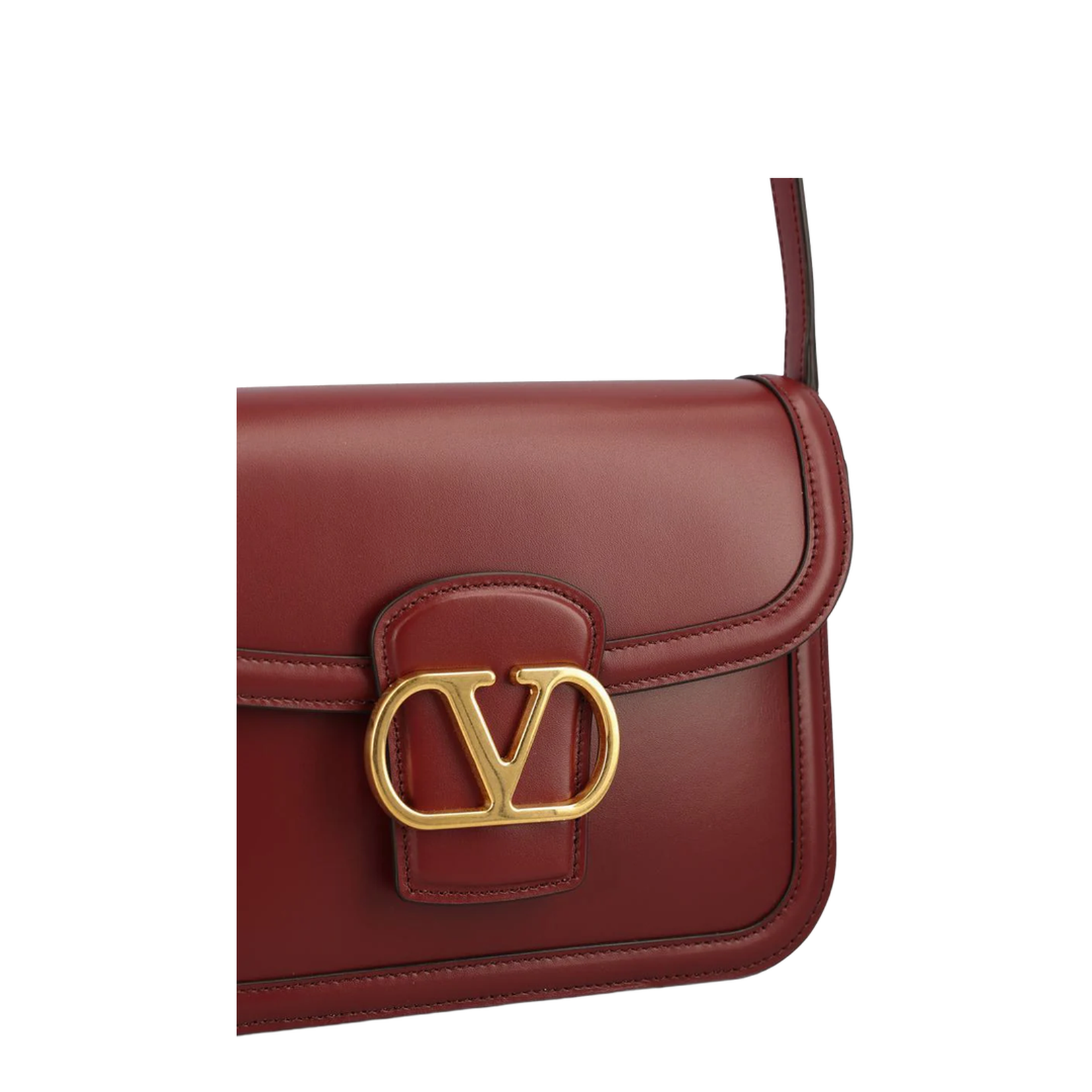 9to5 Small Shoulder Bags Leather Red - Image 4