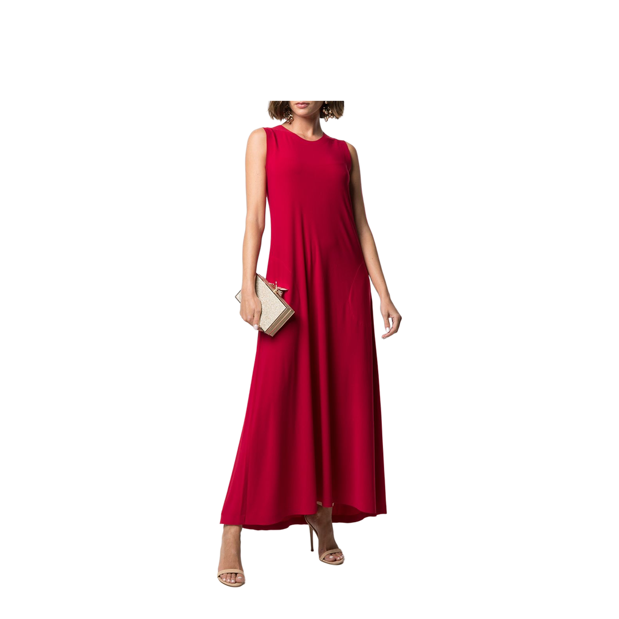 Sleeveless Long Swing Dress - Image 5