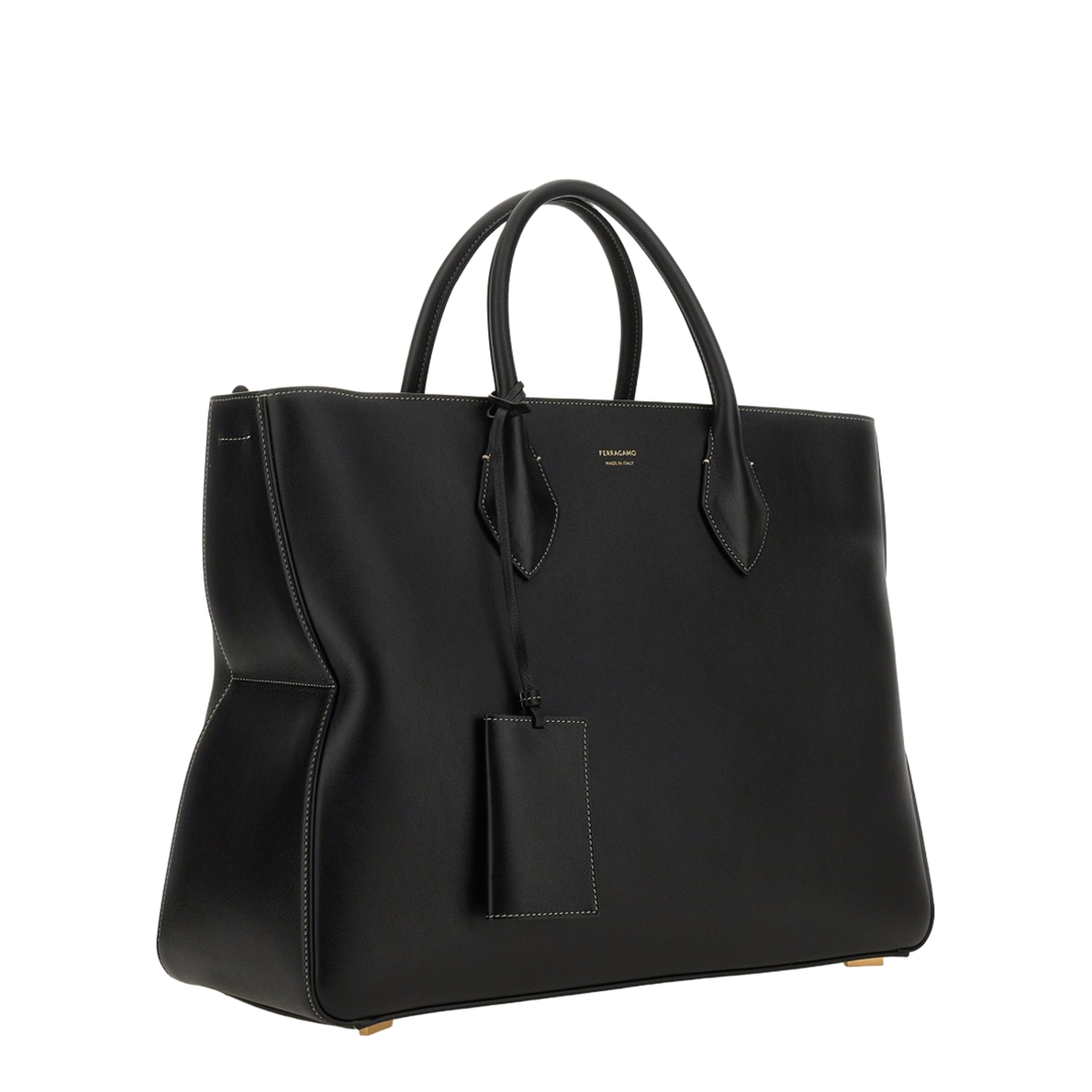 Star Shaped Tote Bag Large Black - Image 2