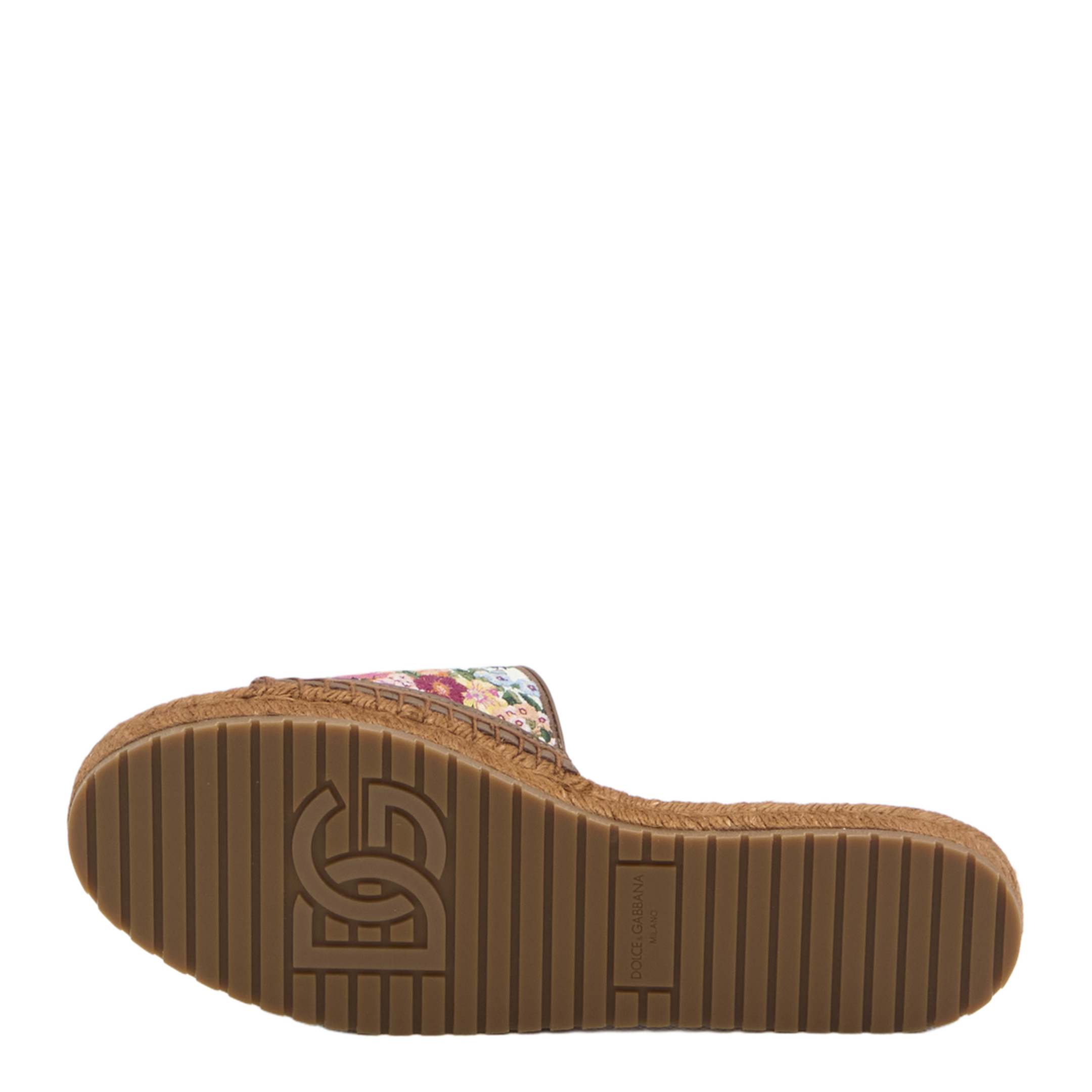 Embroidered Floral Espadrilla Slides - Image 4