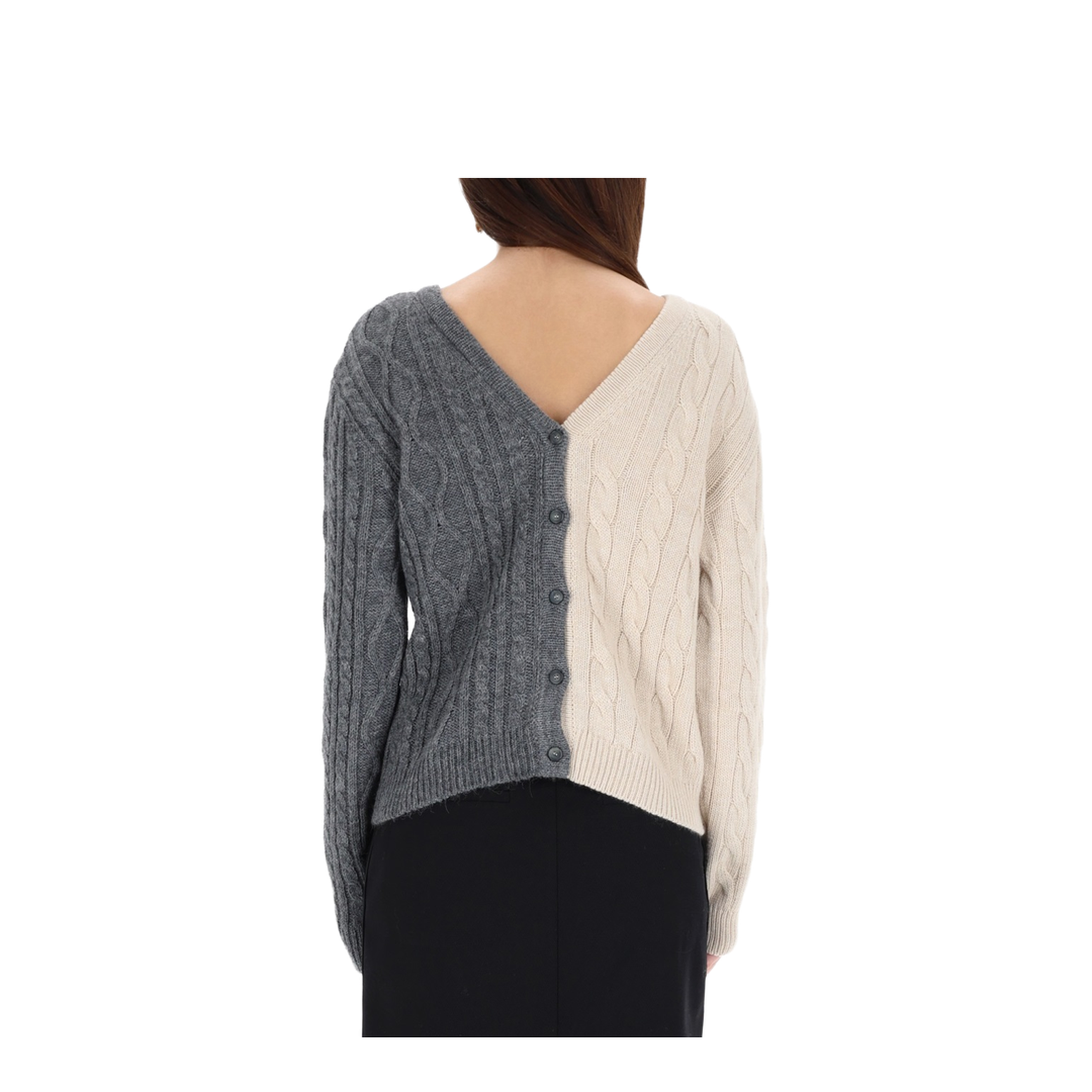 Two-Tone Cardigan - Image 3
