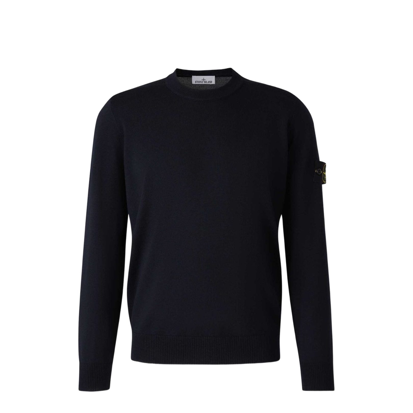 Knit Crewneck Sweater in Light RWS Pure Wool - Image 1