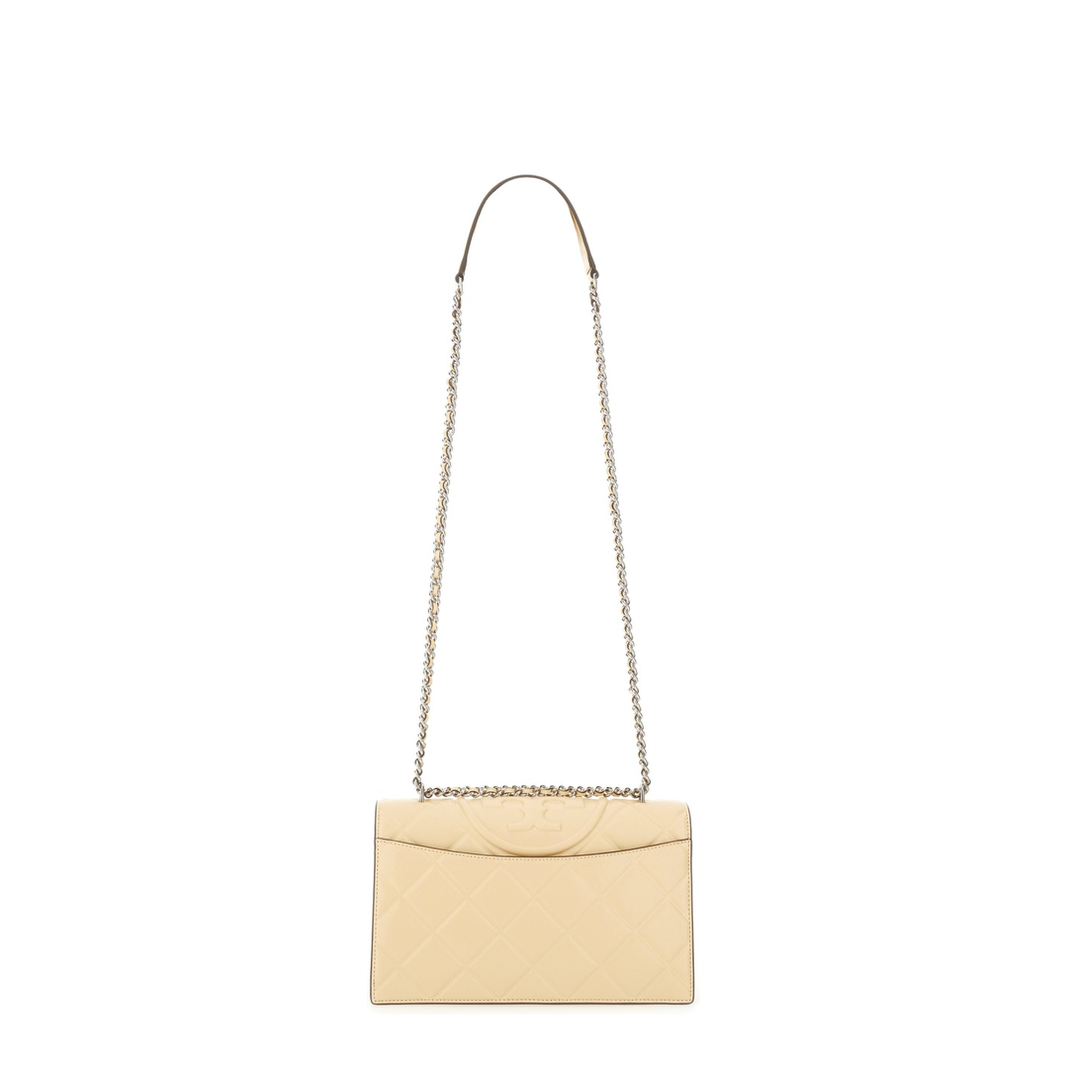 Fleming Calfskin Shoulder Bag - Cream - Image 2