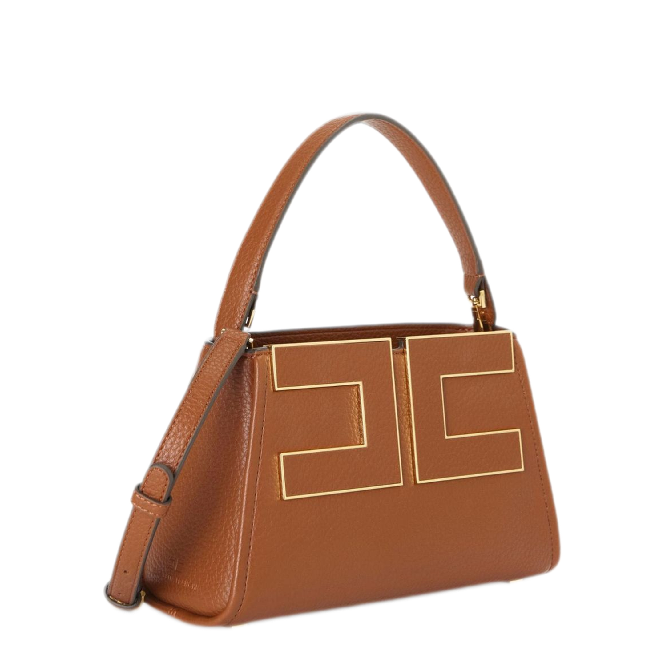 Peekaboo ISeeU Small Calfskin Handbag - Brown - Image 2