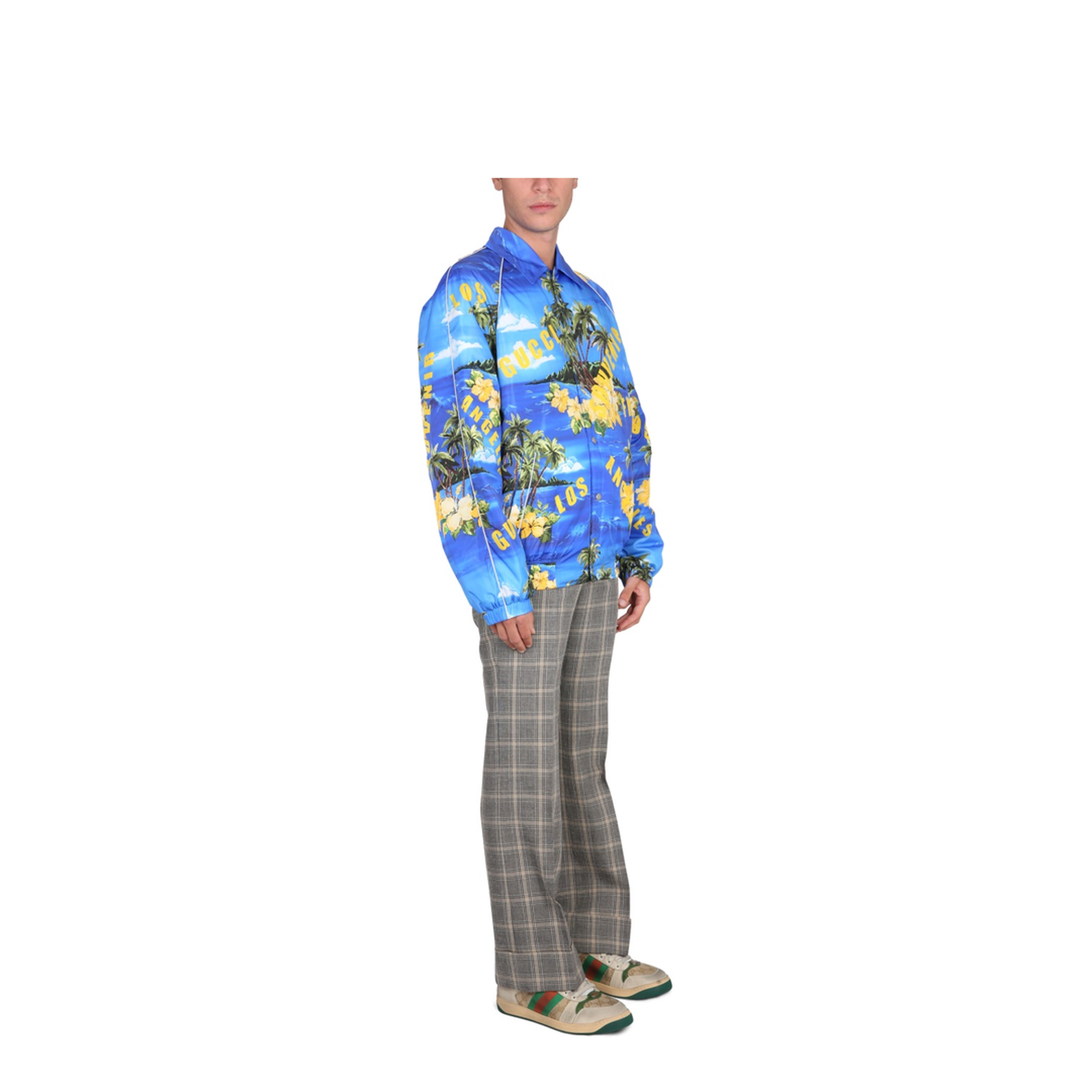 Nylon Jacket With Print - Image 2