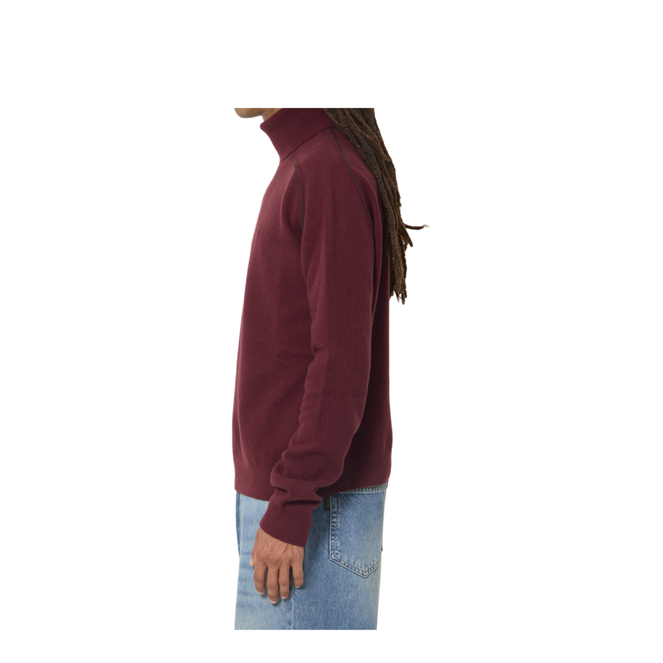 Virgin Wool Turtleneck Sweater - Image 3