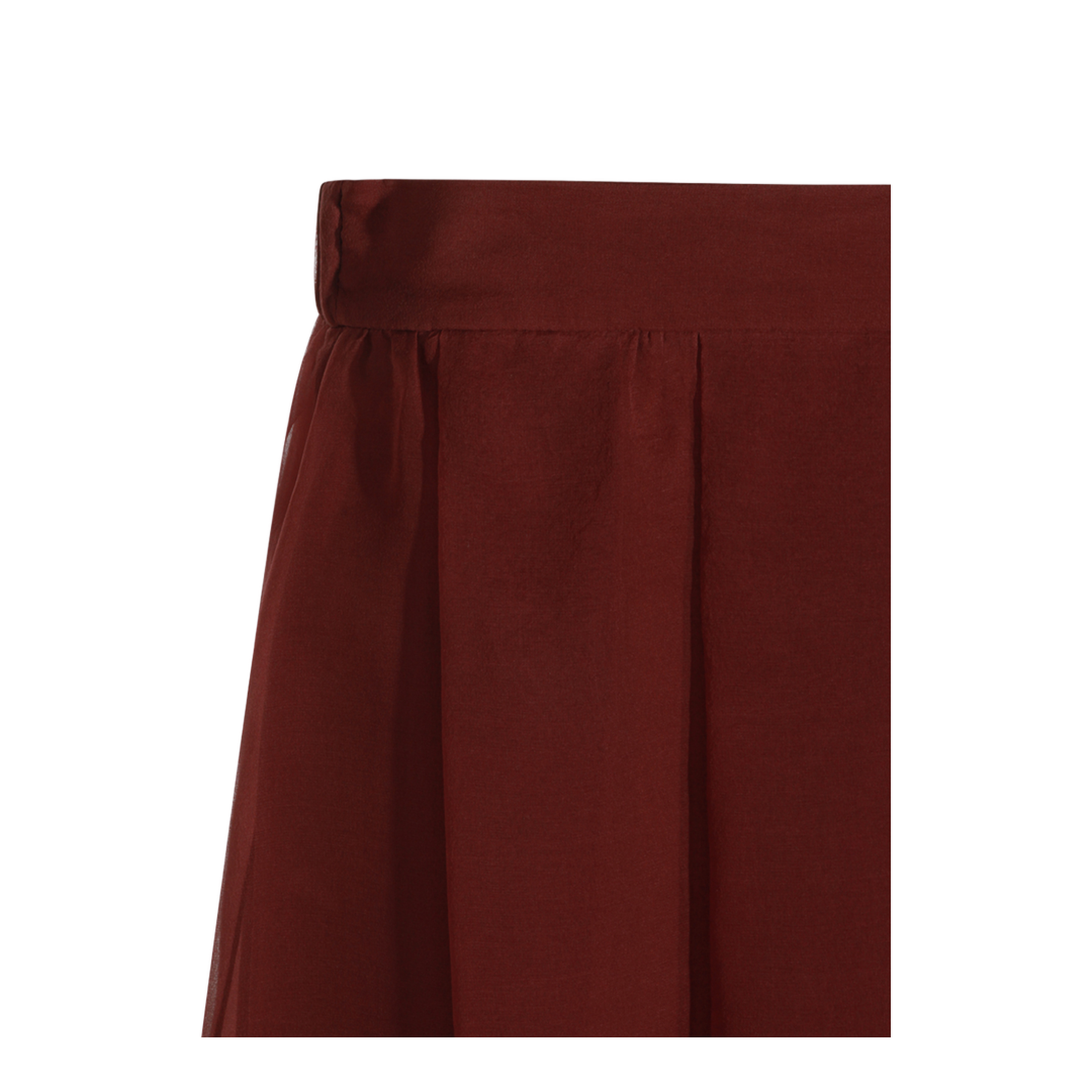 Red Silk Skirt - Image 6