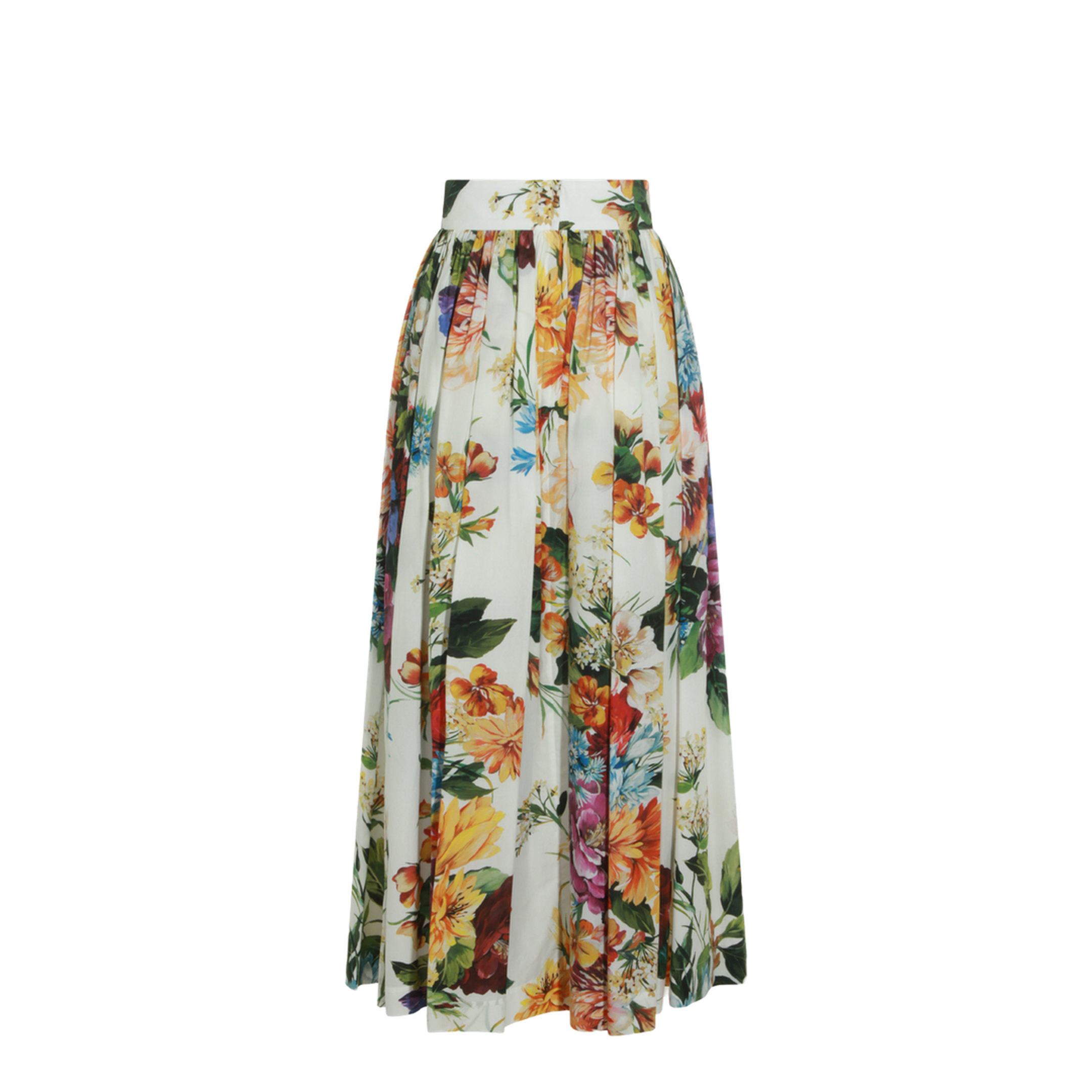 Flower Bouquet Print Skirt - Image 4