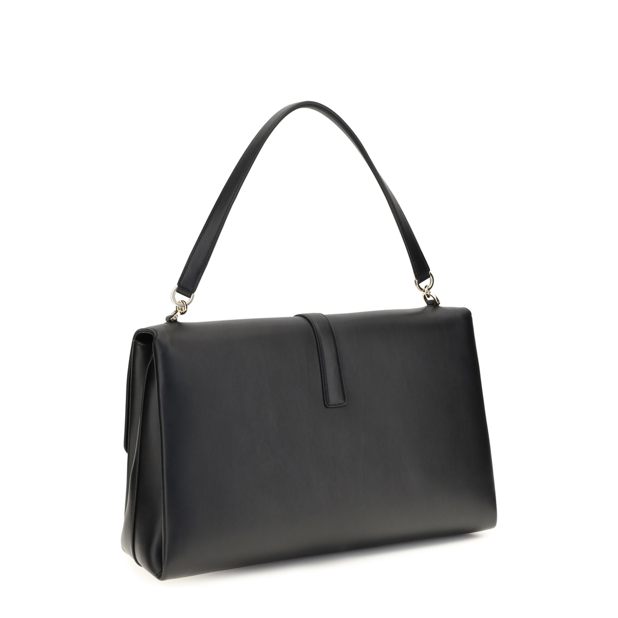 Large Calfskin Shoulder Bag - Black - Image 3