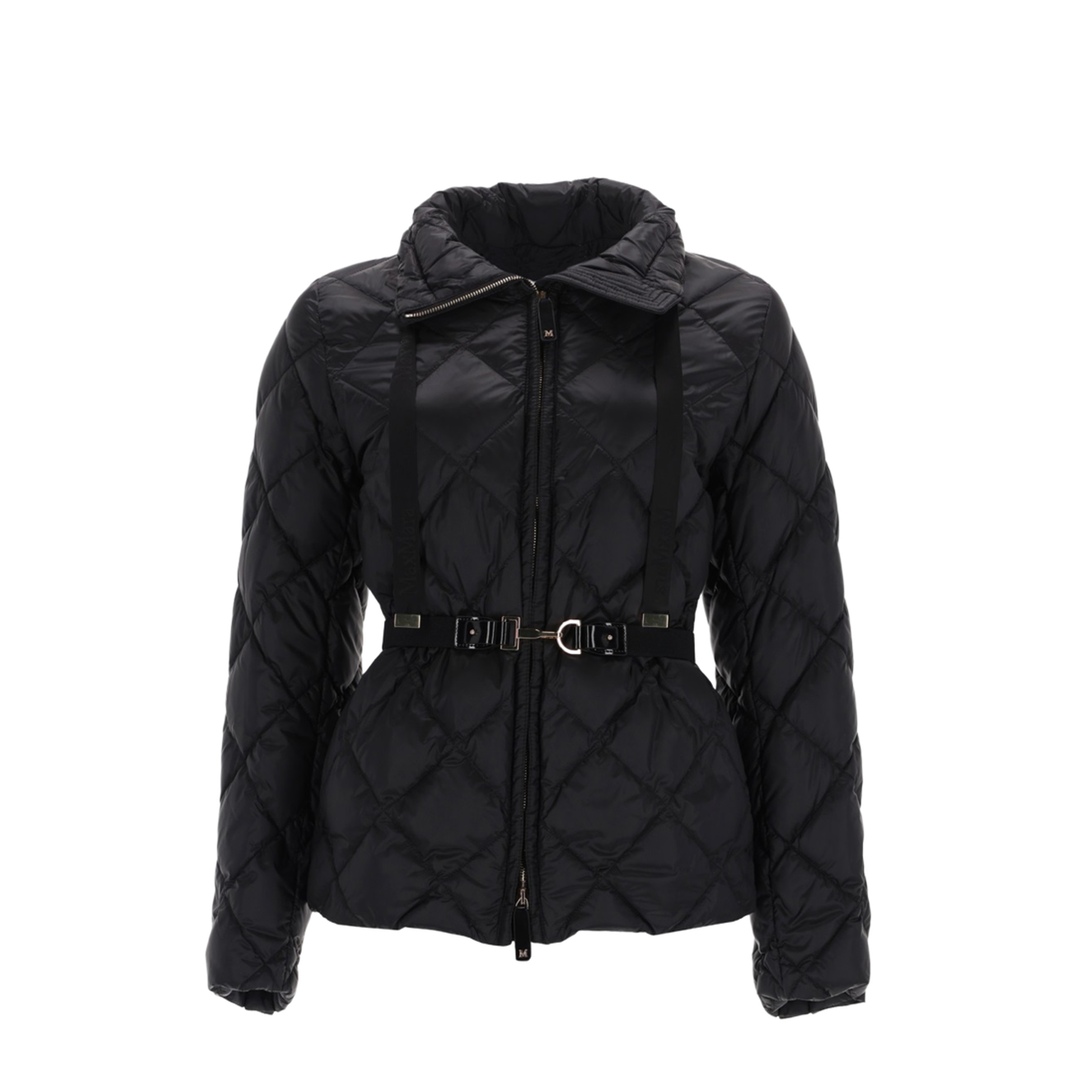 Quilted Jacket with Belt - Image 1