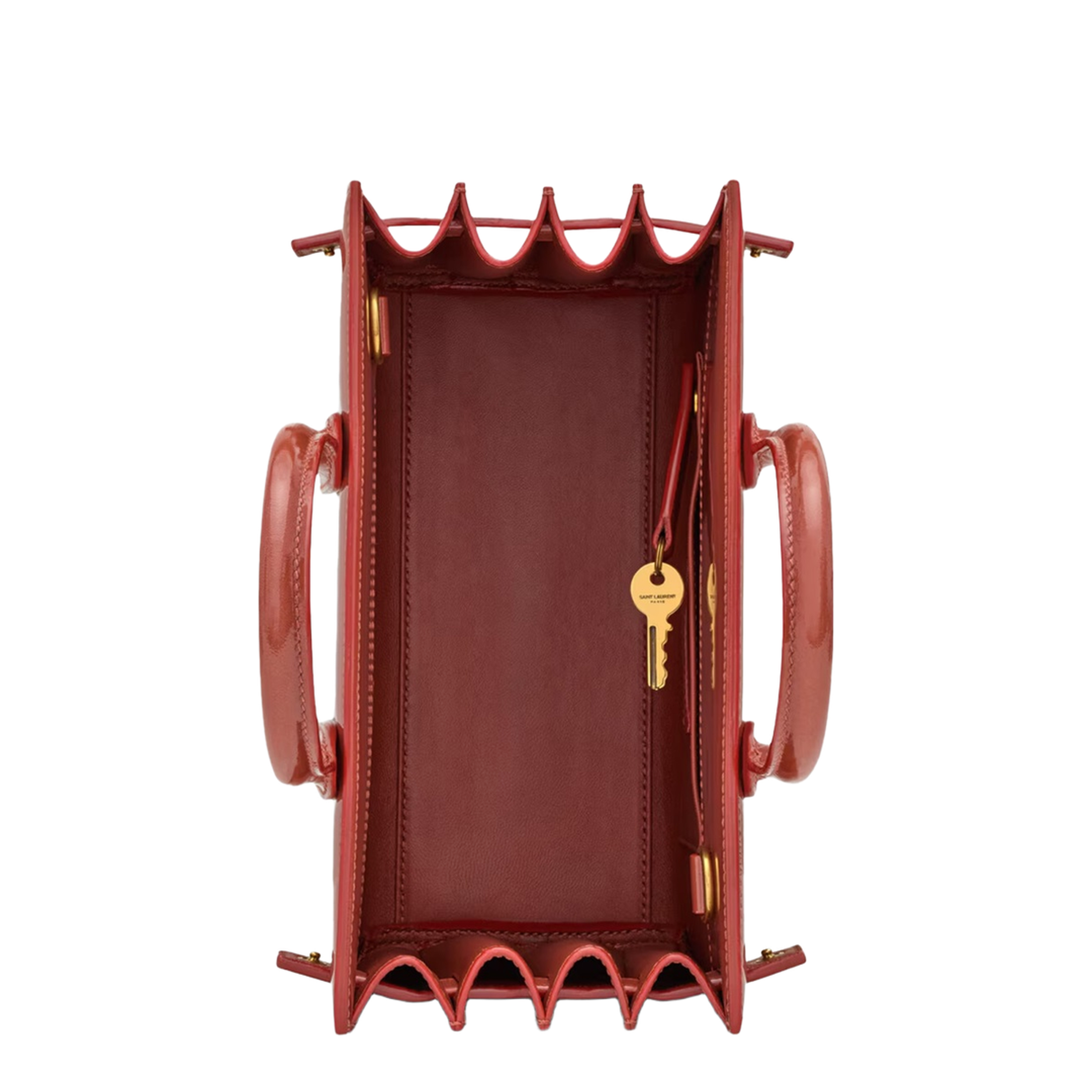 Sac de Jour Nano Leather Tote Bags - Bronze - Image 5