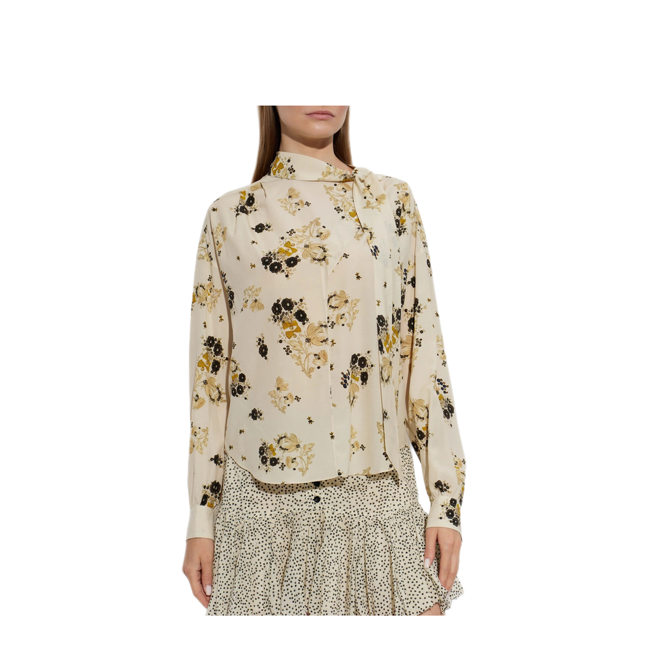 Printed Silk Blouse - Image 4