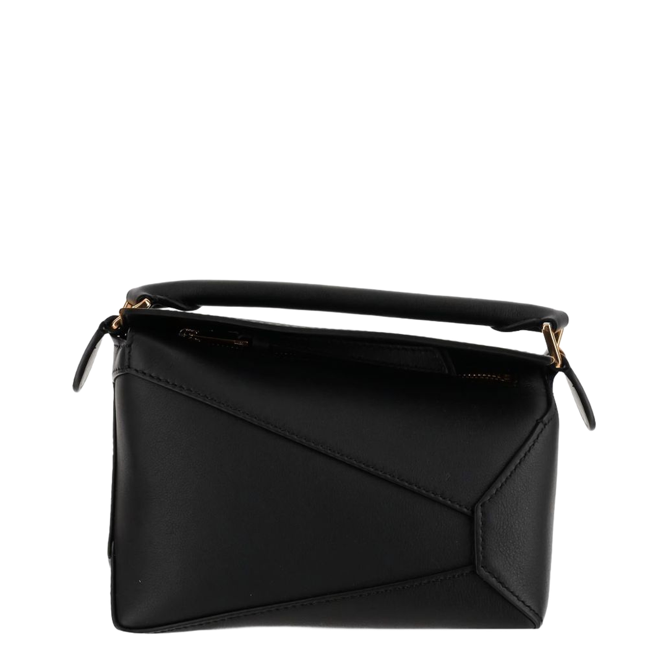 Puzzle Edge Mini Calfskin Crossbody - Black - Image 1