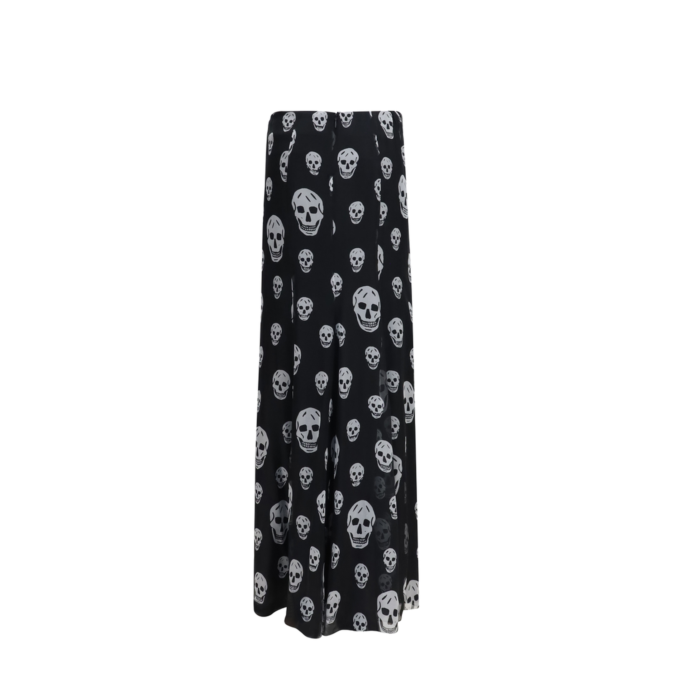 Draped Long Skull Skirt - Image 2