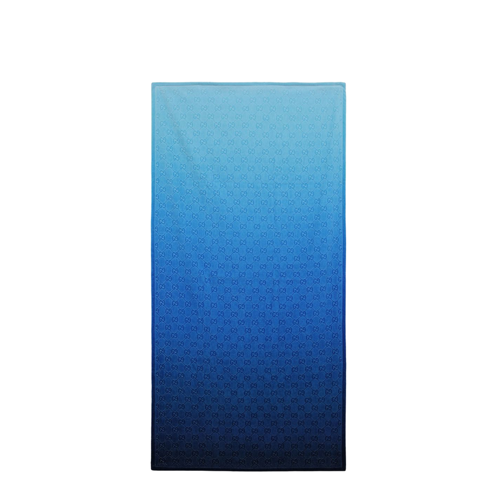 Terrycloth Beach Towel in Gradient Blue - Image 1