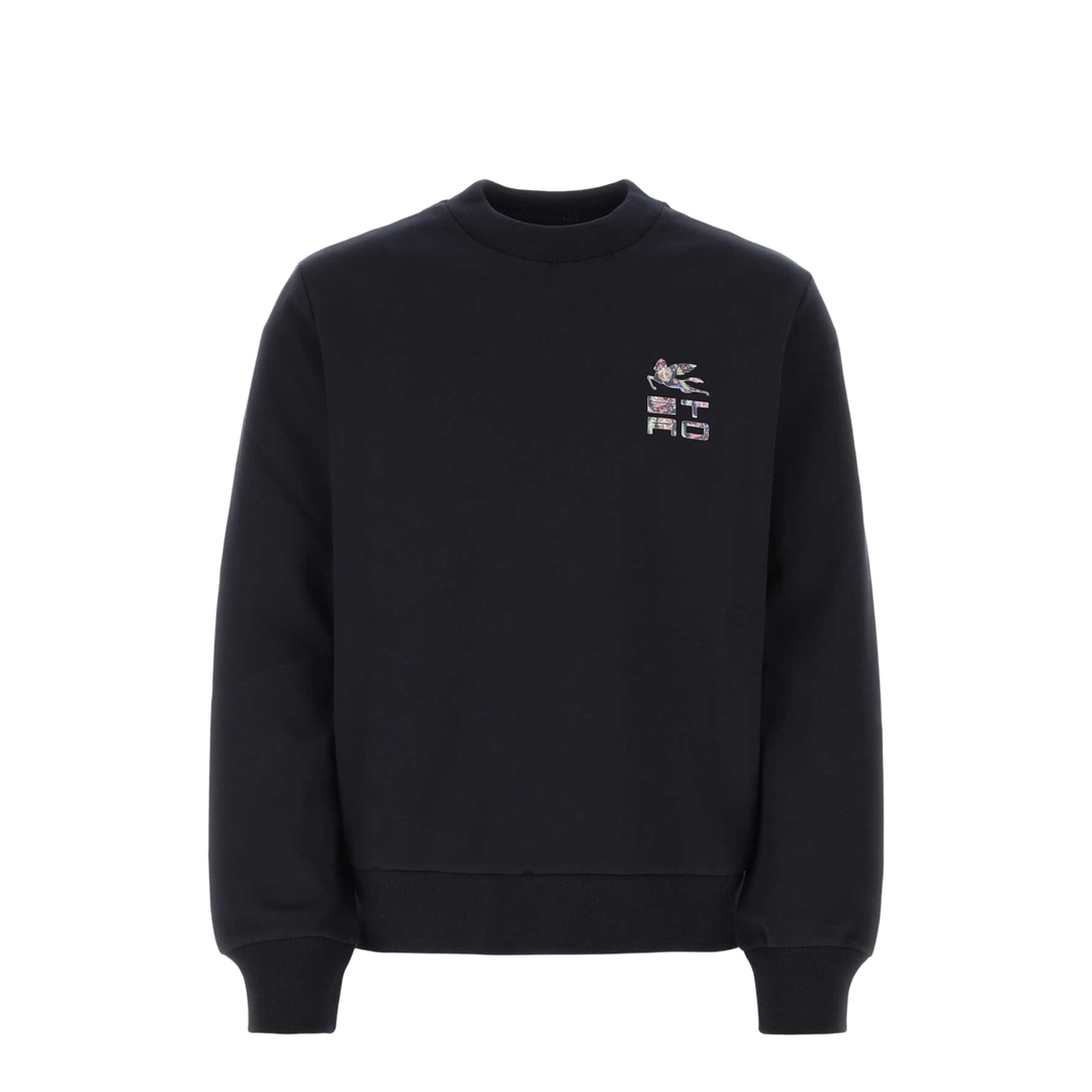 Cotton Sweatshirt with Front Logo - Image 2